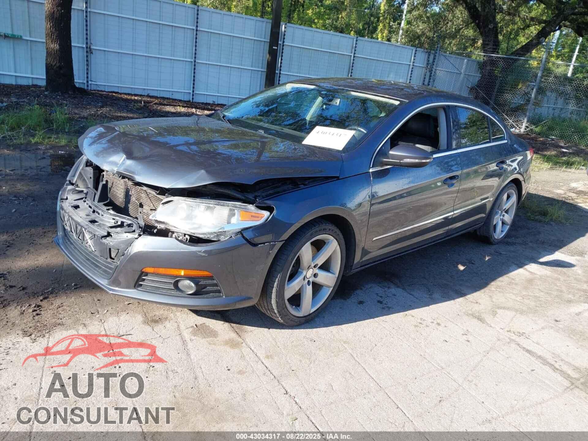 VOLKSWAGEN CC 2012 - WVWHN7AN5CE515980