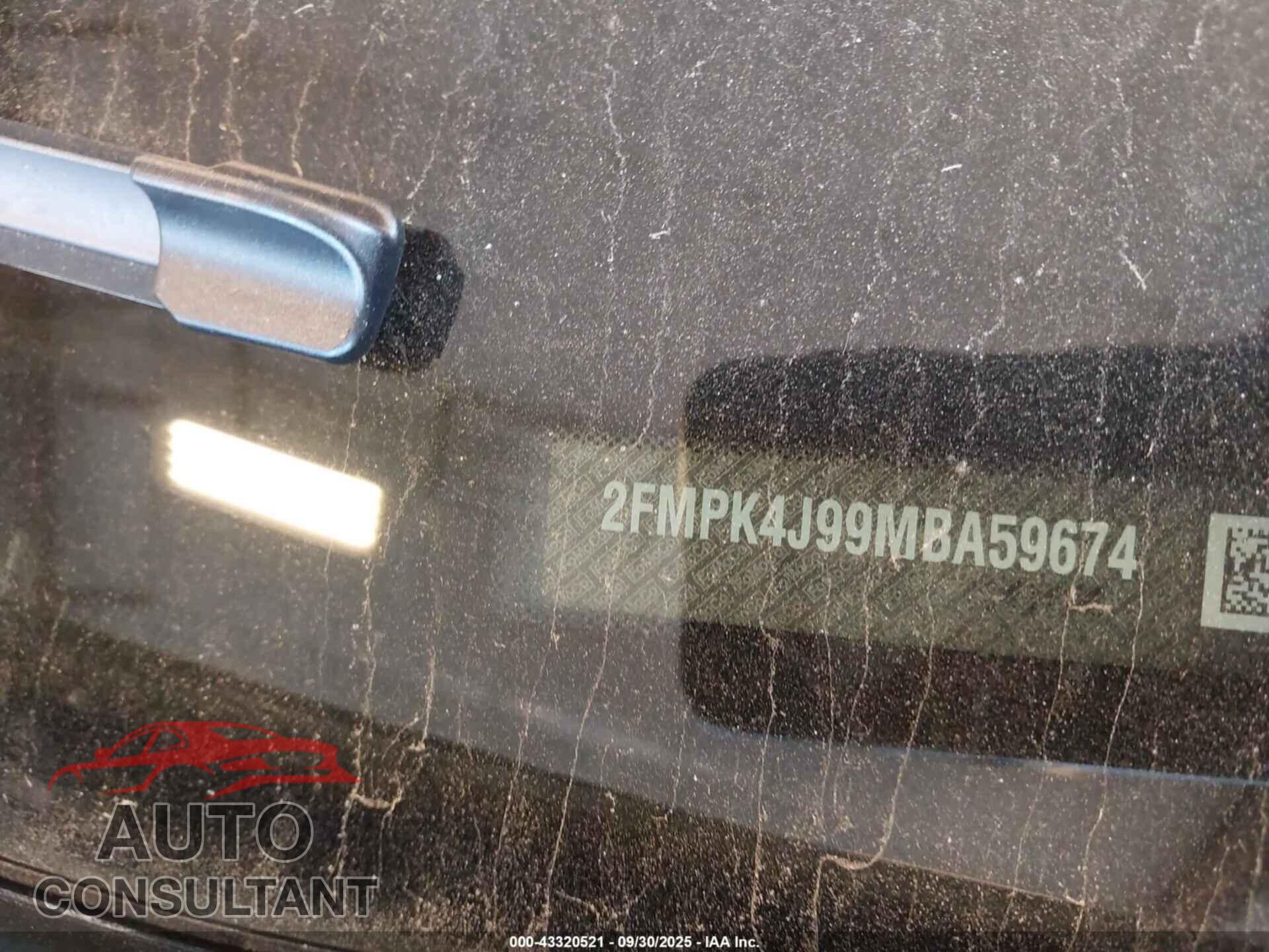 FORD EDGE 2021 - 2FMPK4J99MBA59674