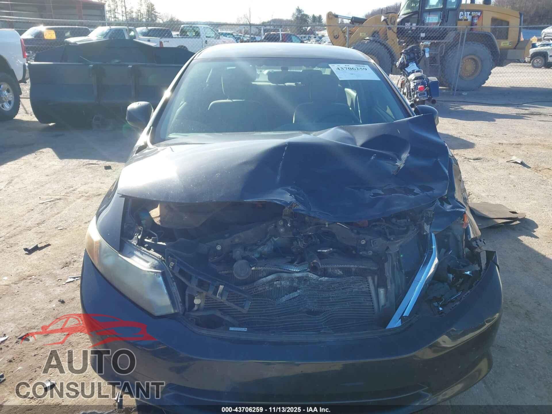 HONDA CIVIC 2012 - 19XFB2F58CE079013