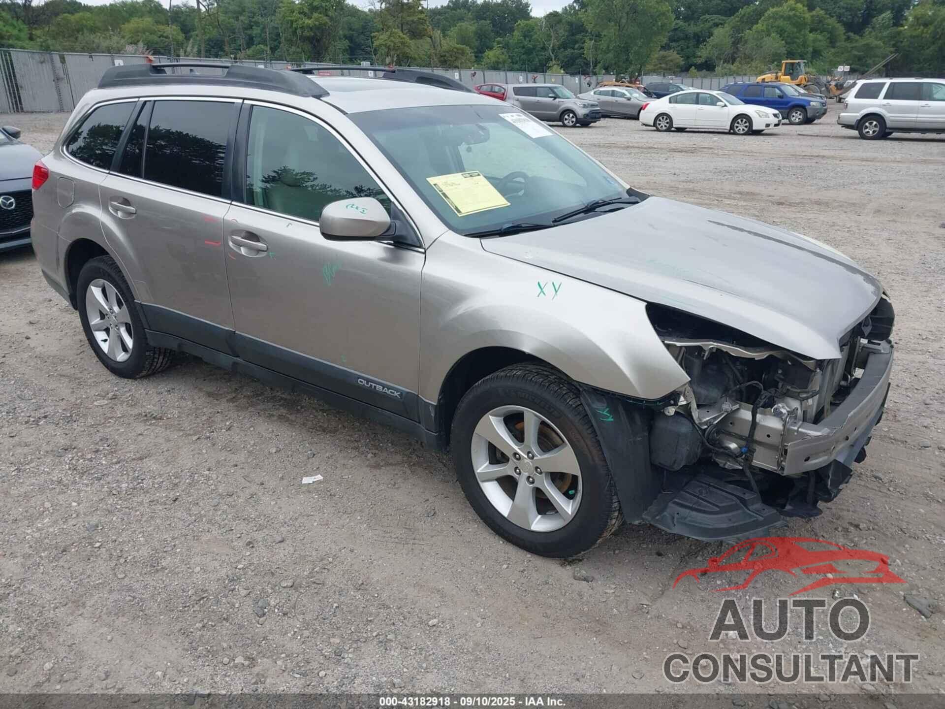 SUBARU OUTBACK 2014 - 4S4BRBMC8E3318285