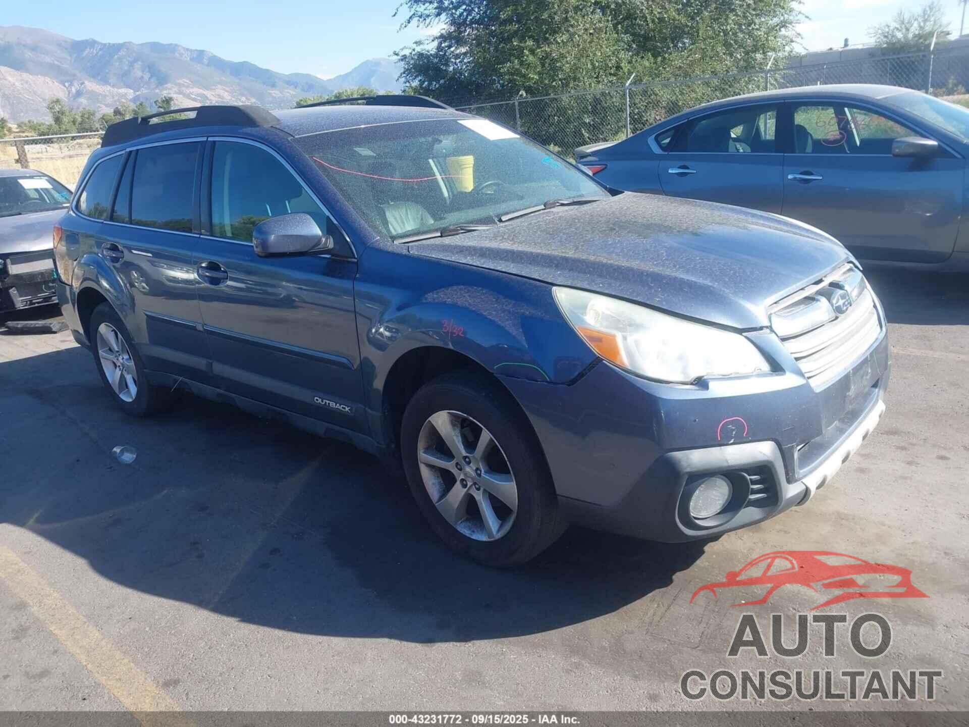 SUBARU OUTBACK 2014 - 4S4BRBLC2E3324083