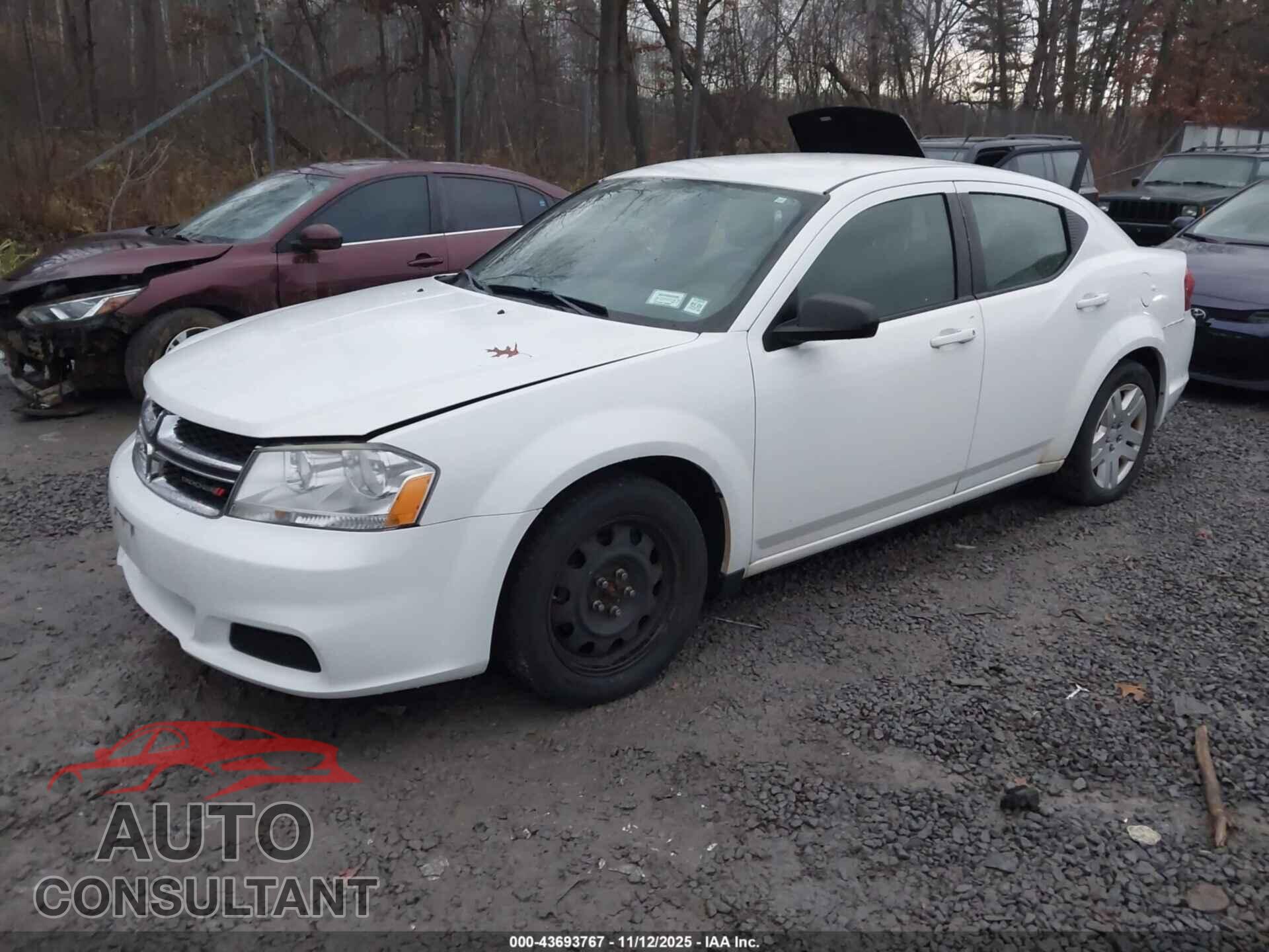 DODGE AVENGER 2011 - 1B3BD4FB2BN620854