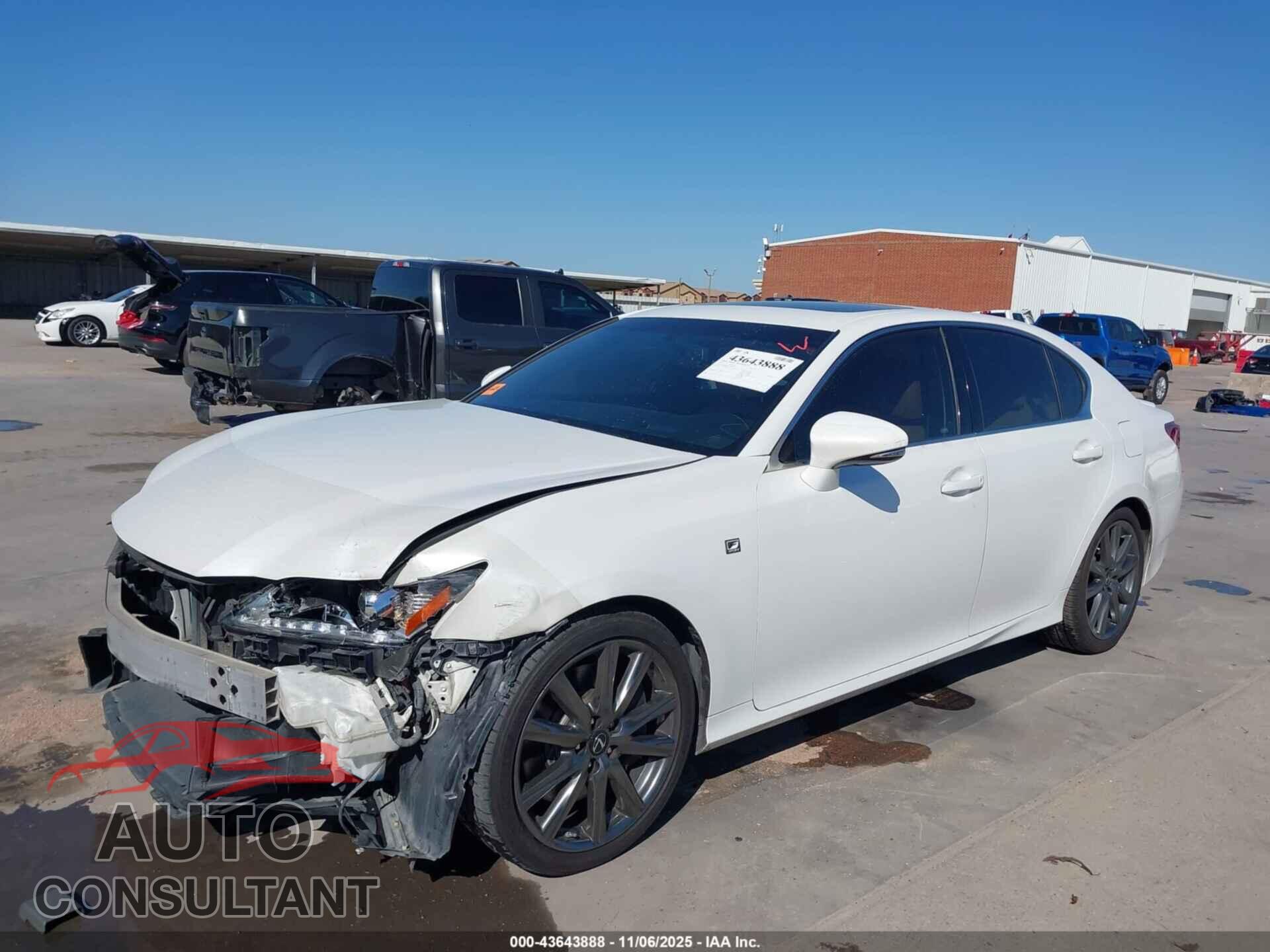LEXUS GS 350 2013 - JTHBE1BL0D5005357