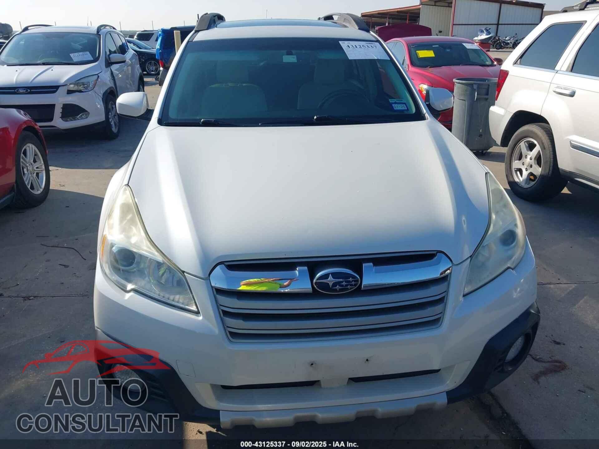SUBARU OUTBACK 2014 - 4S4BRBLC4E3236412