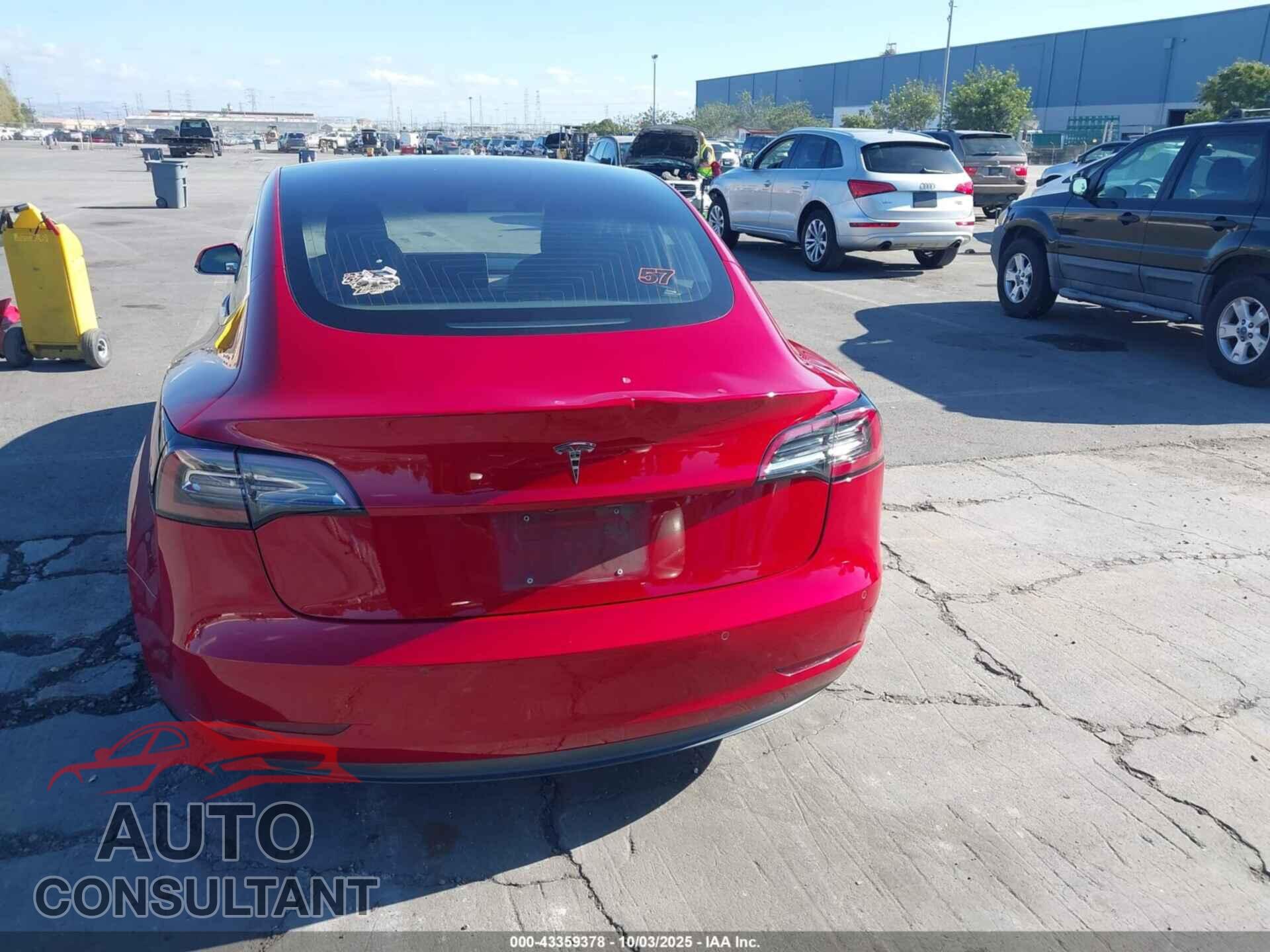 TESLA MODEL 3 2018 - 5YJ3E1EA9JF056320
