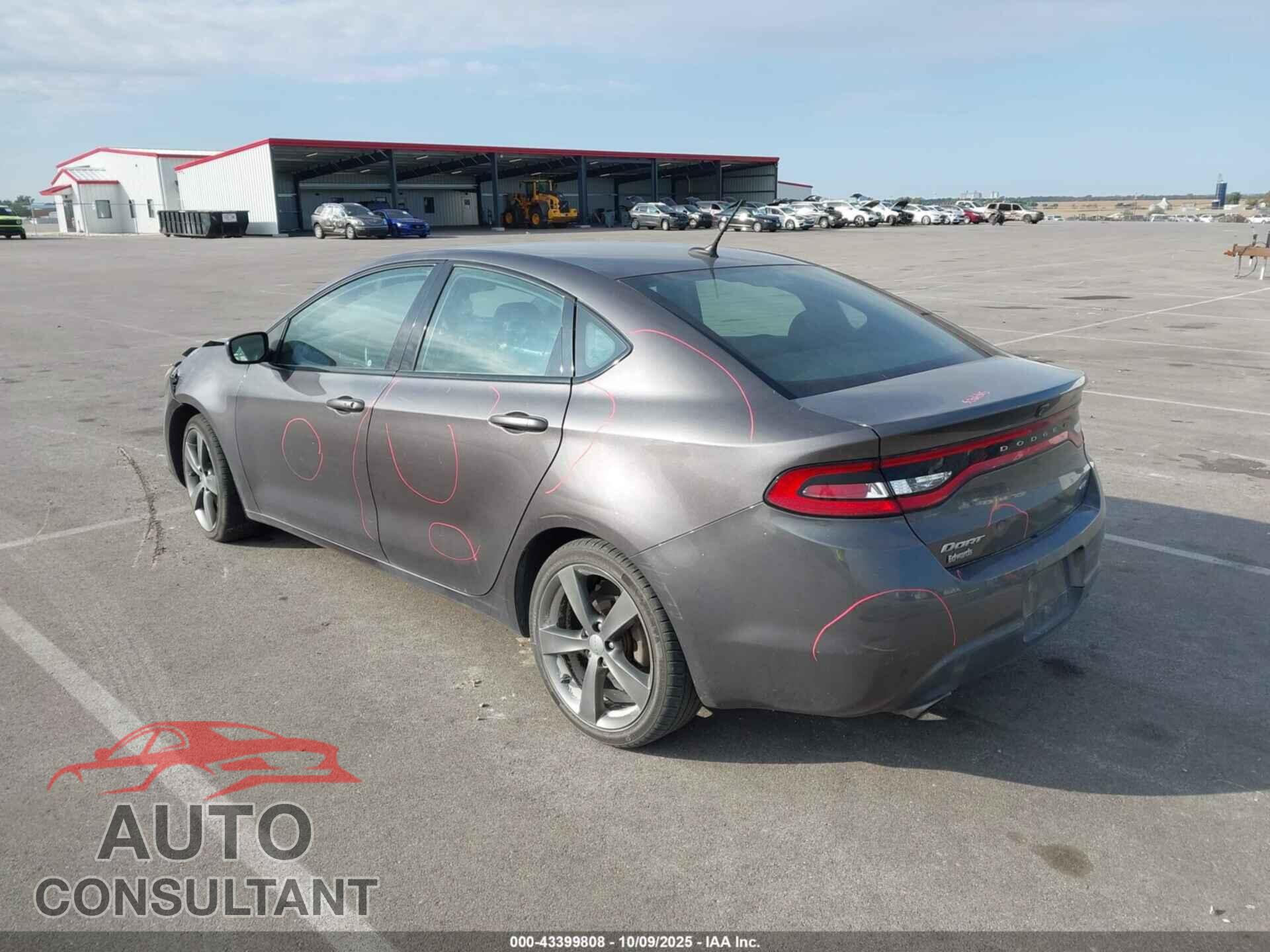 DODGE DART 2015 - 1C3CDFEB6FD363861
