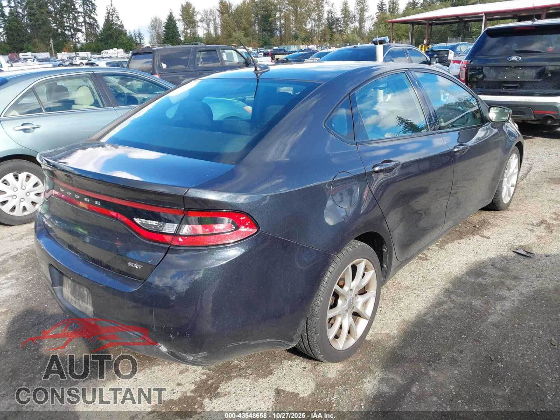 DODGE DART 2013 - 1C3CDFBA1DD204707