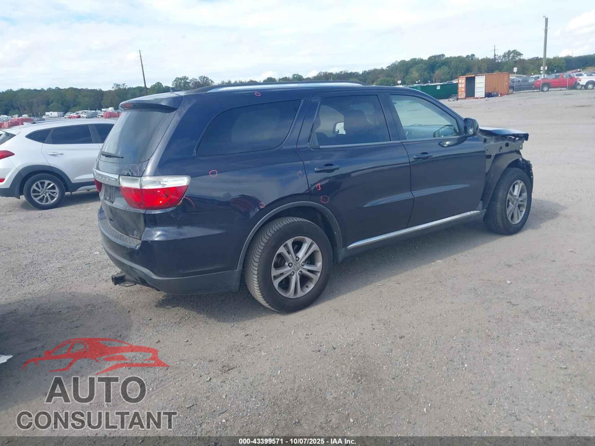 DODGE DURANGO 2011 - 1D4RD2GG4BC653333