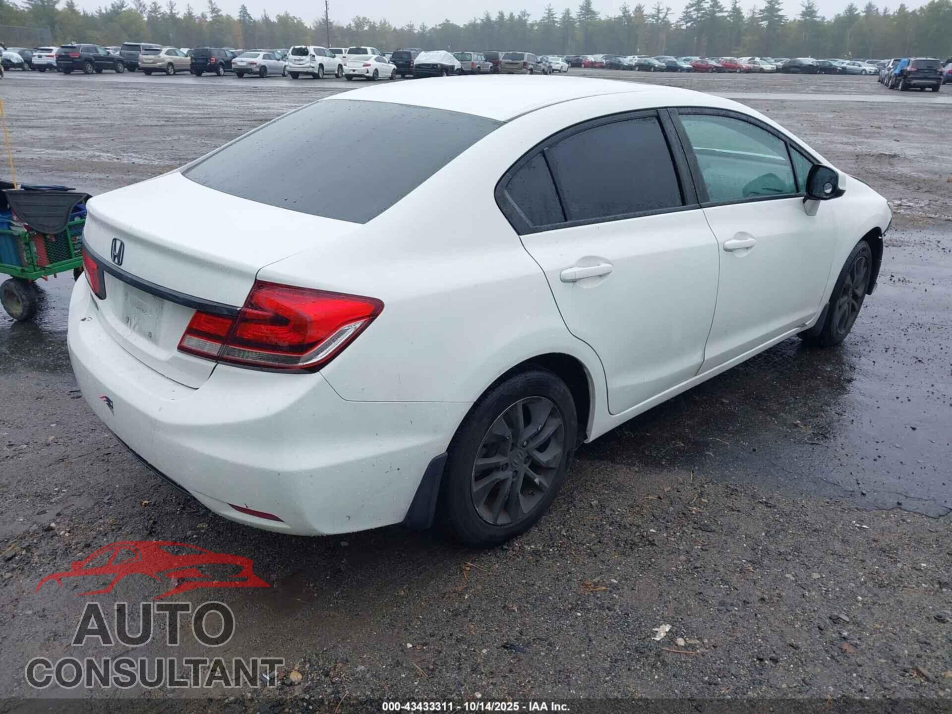 HONDA CIVIC 2013 - 19XFB2F88DE265002