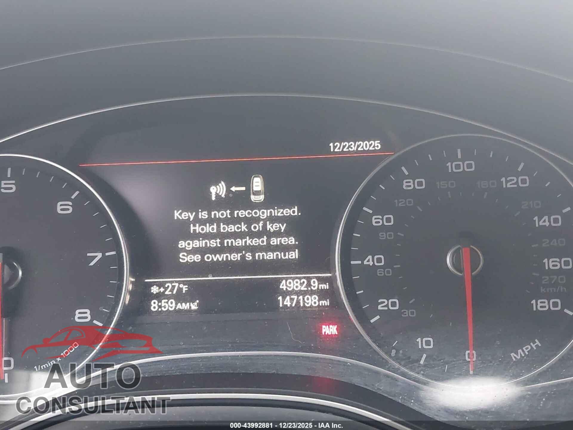 AUDI A6 2013 - WAUDFAFC0DN039555