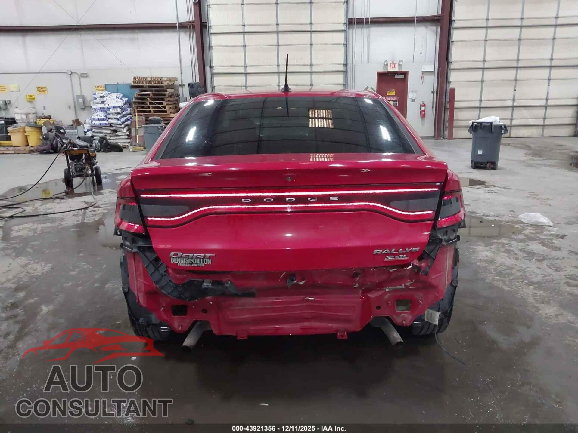 DODGE DART 2014 - 1C3CDFBB3ED830205