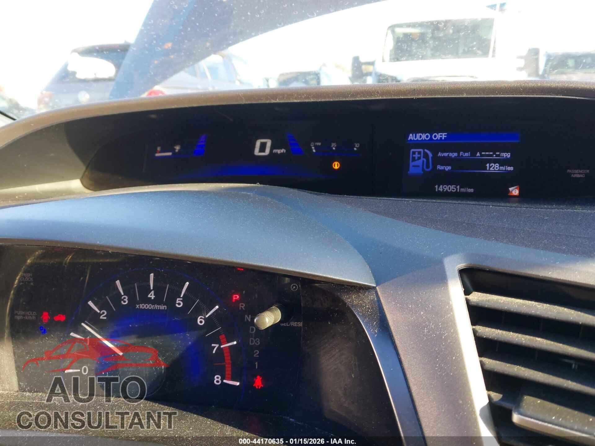HONDA CIVIC 2012 - 19XFB2F58CE085023