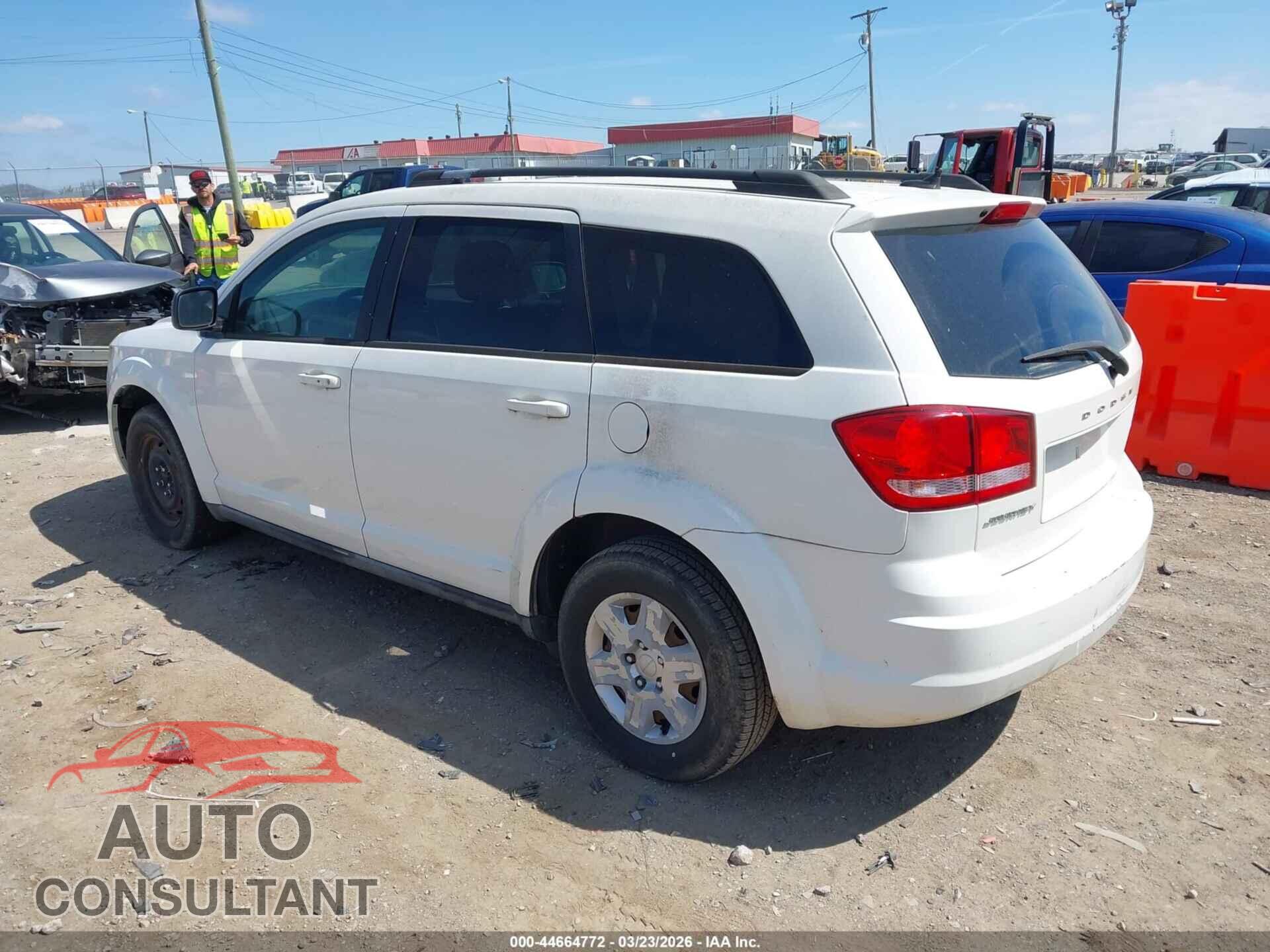 DODGE JOURNEY 2012 - 3C4PDCAB7CT362421