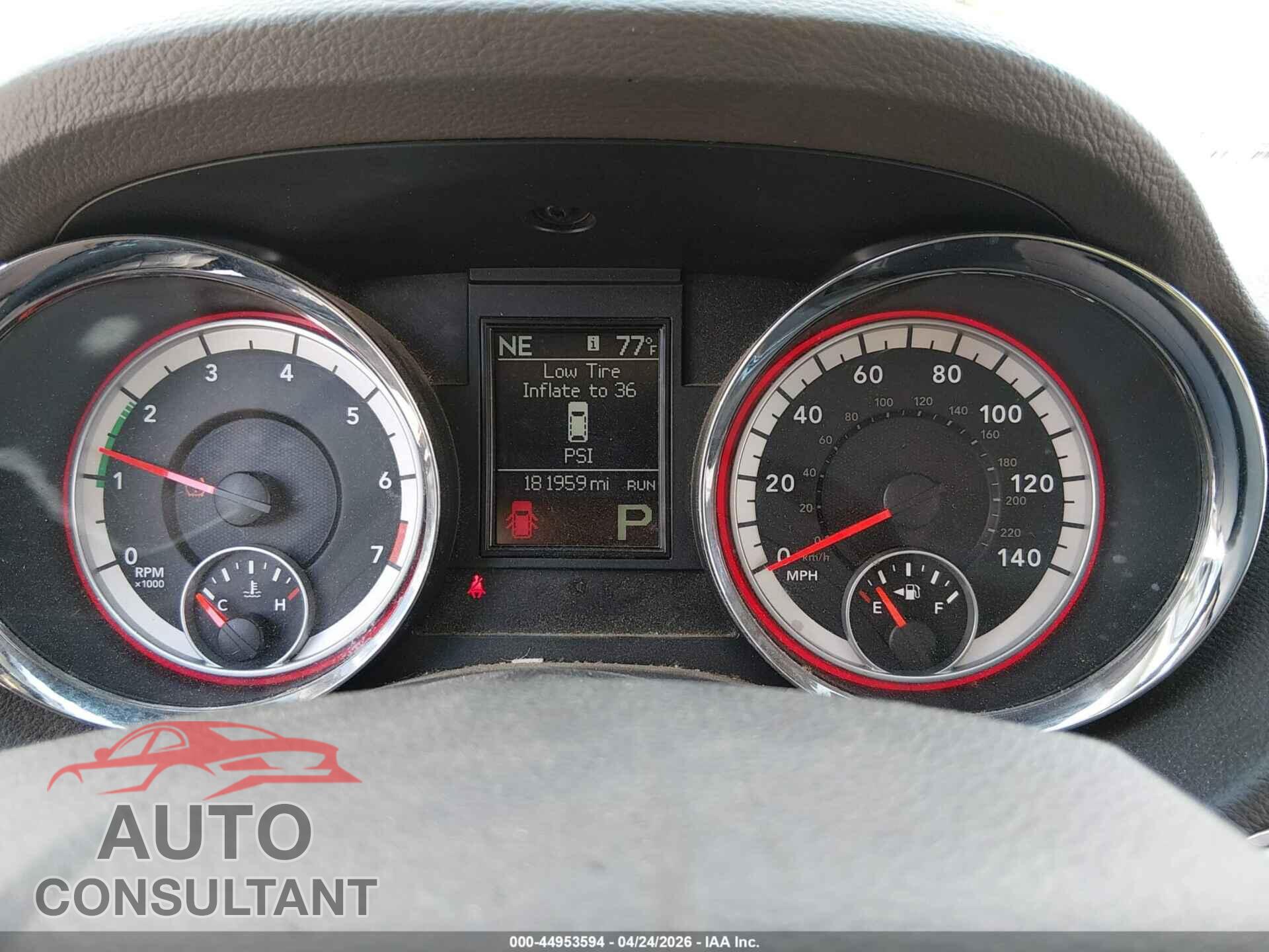 DODGE DURANGO 2013 - 1C4RDJDG7DC698507