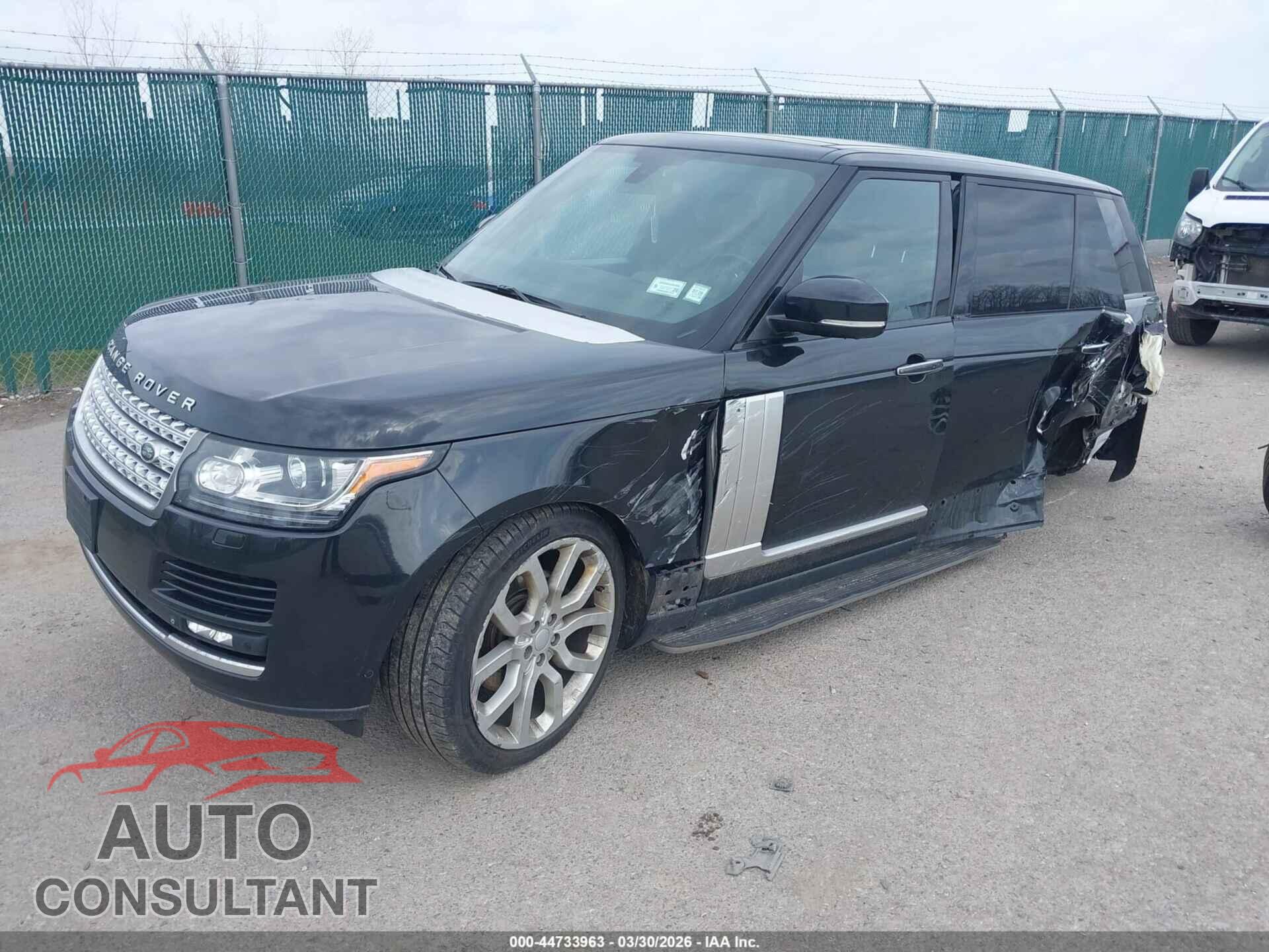 LAND ROVER RANGE ROVER 2015 - SALGS2VF3FA205759