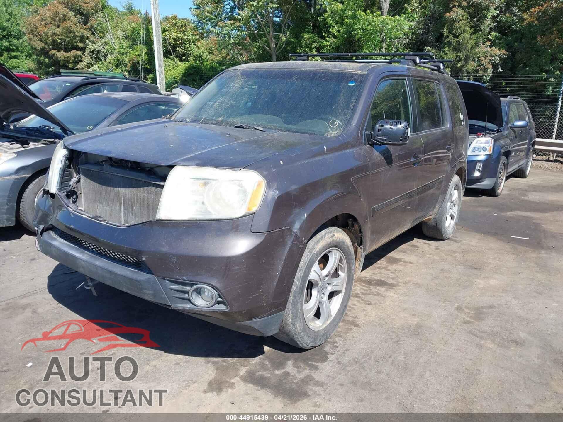 HONDA PILOT 2012 - 5FNYF3H77CB008896