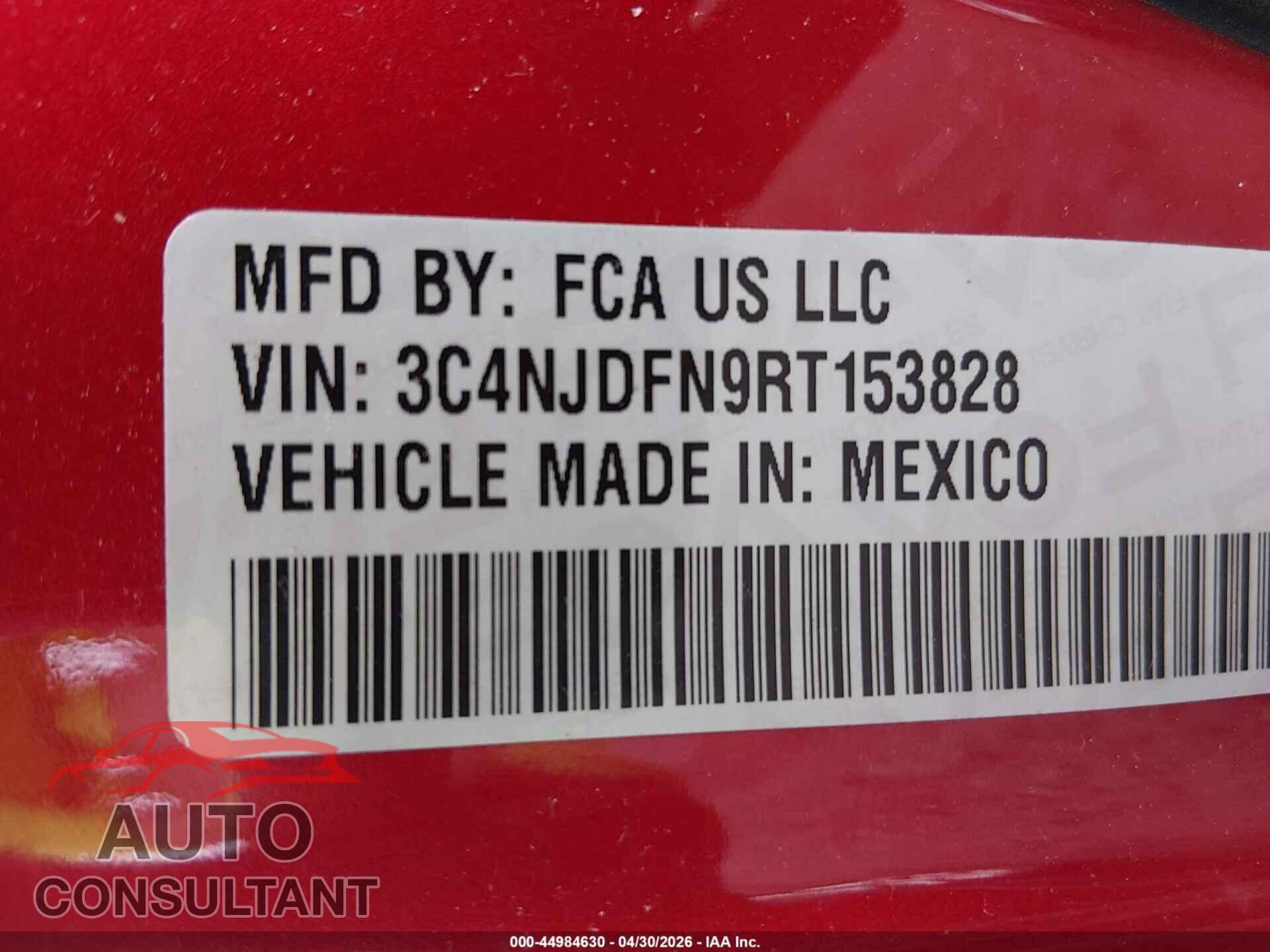 JEEP COMPASS 2024 - 3C4NJDFN9RT153828