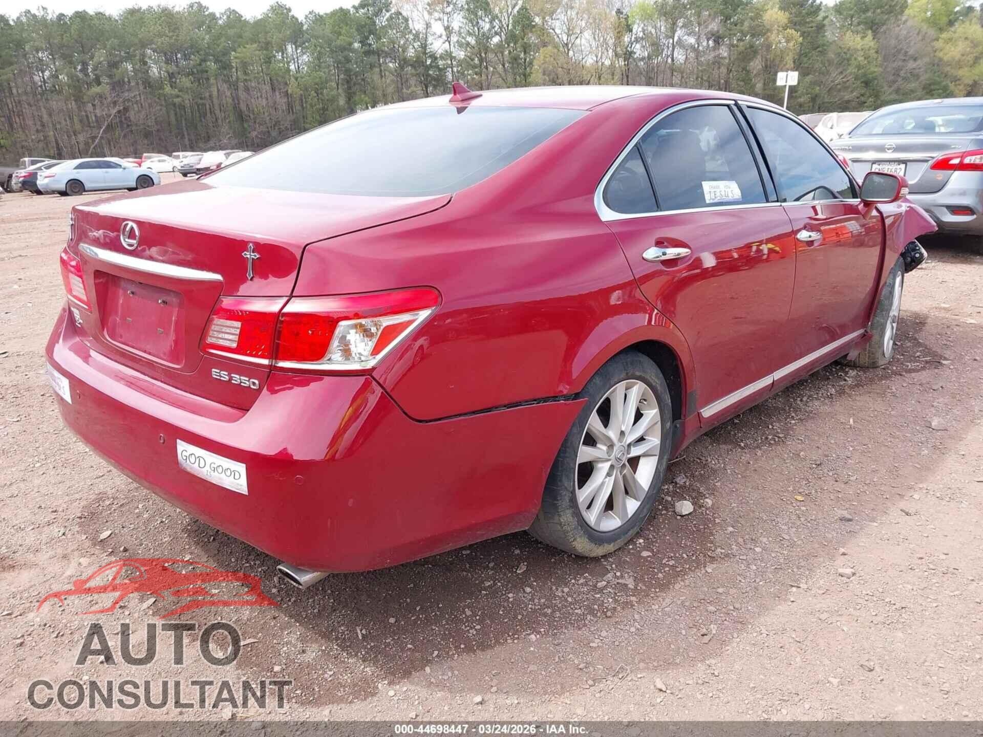 LEXUS ES 350 2011 - JTHBK1EG3B2419187