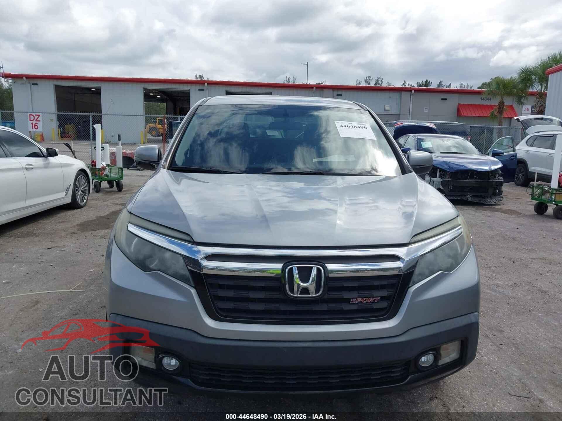 HONDA RIDGELINE 2019 - 5FPYK2F16KB007569