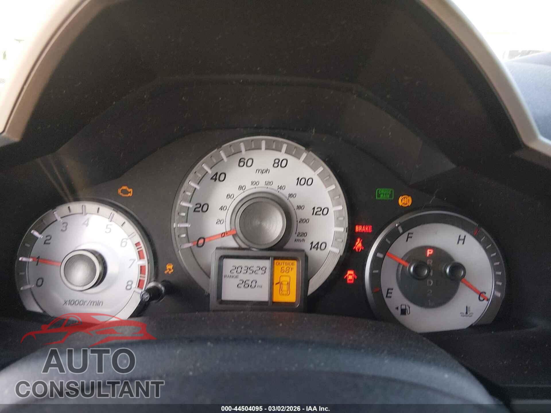 HONDA PILOT 2013 - 5FNYF3H51DB014015