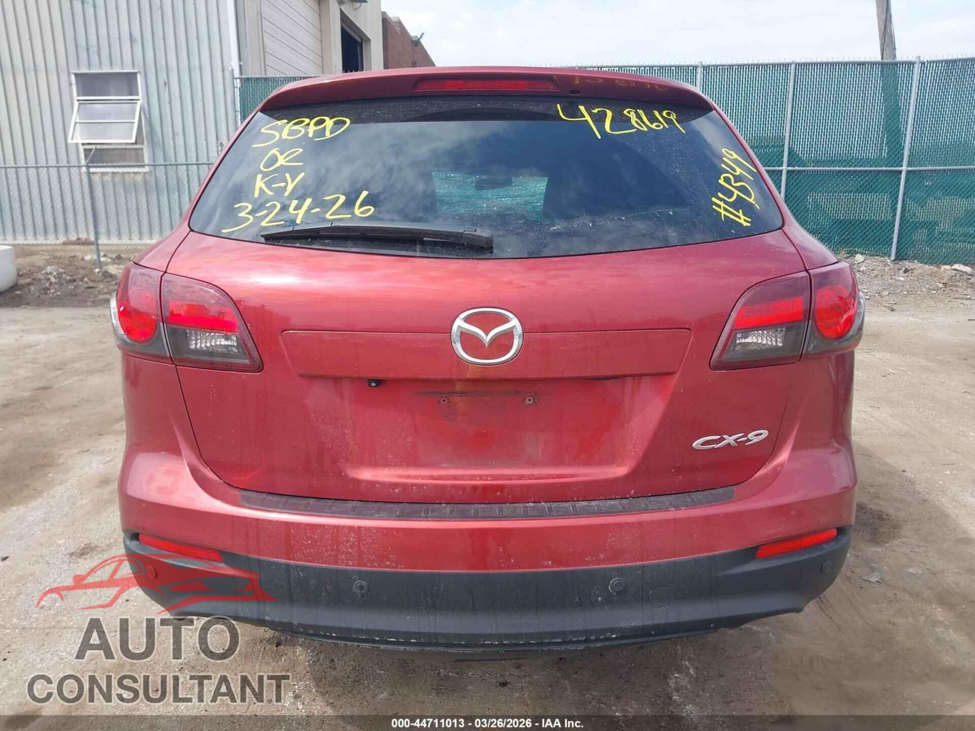 MAZDA CX-9 2014 - JM3TB2CA5E0428619