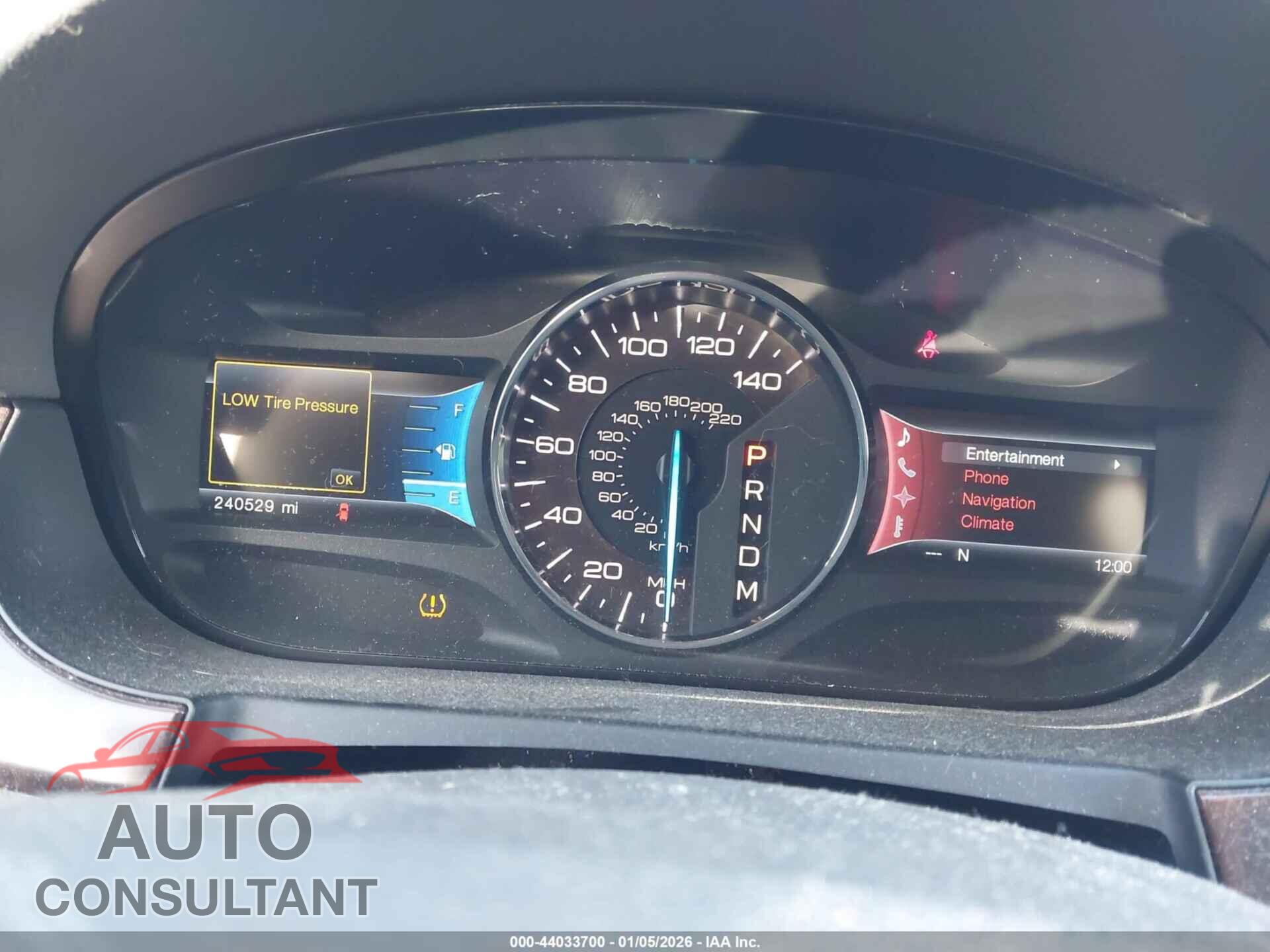 FORD EDGE 2012 - 2FMDK3KC4CBA21971