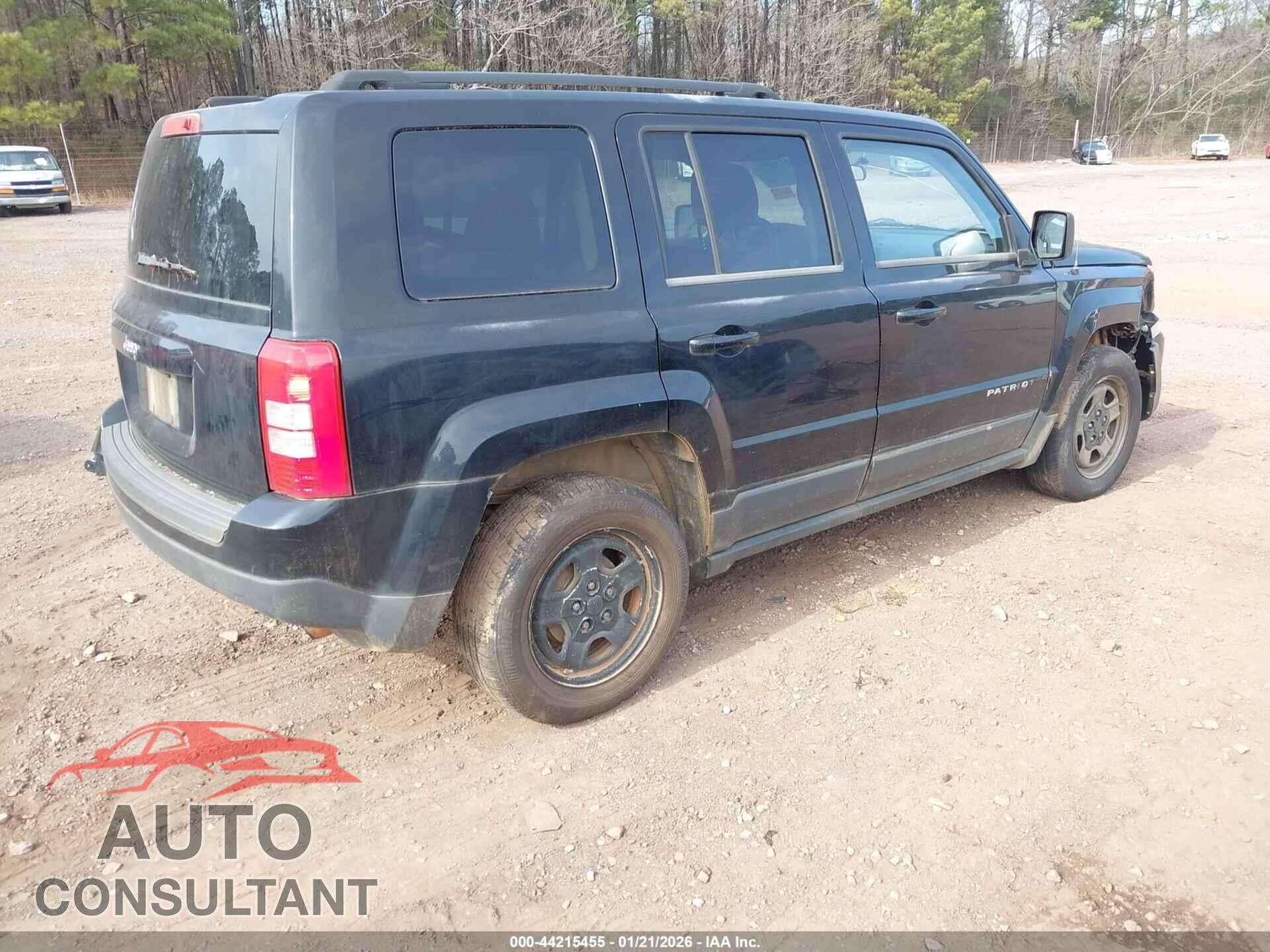JEEP PATRIOT 2012 - 1C4NJPBB6CD586338
