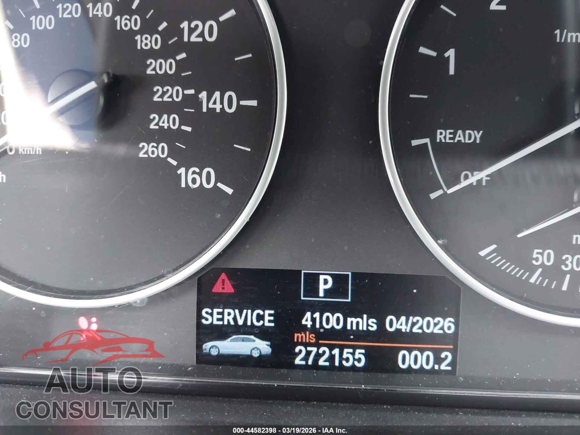 BMW 320I 2013 - WBA3C3C52DF981798