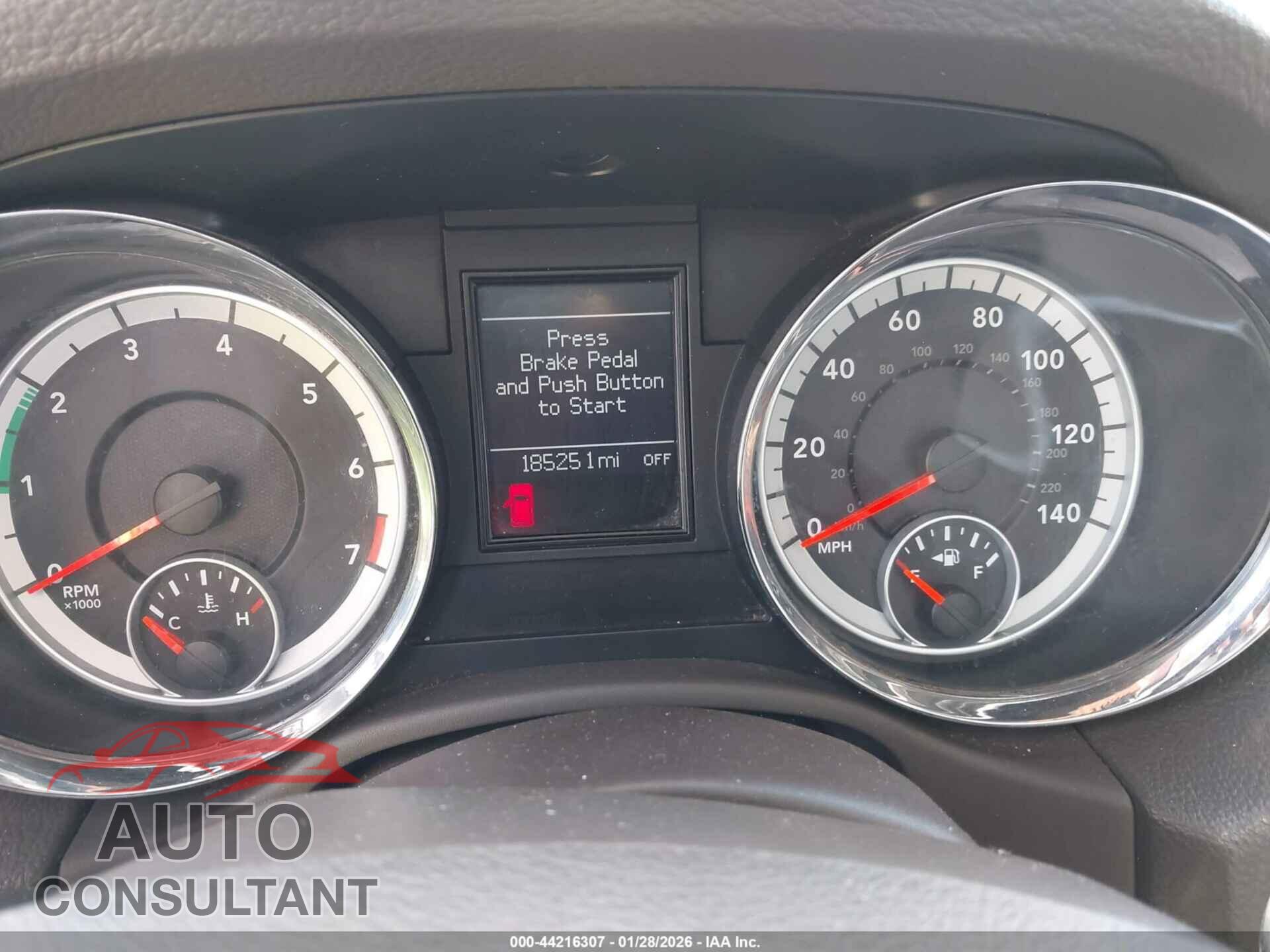 DODGE DURANGO 2012 - 1C4RDHDG1CC317113
