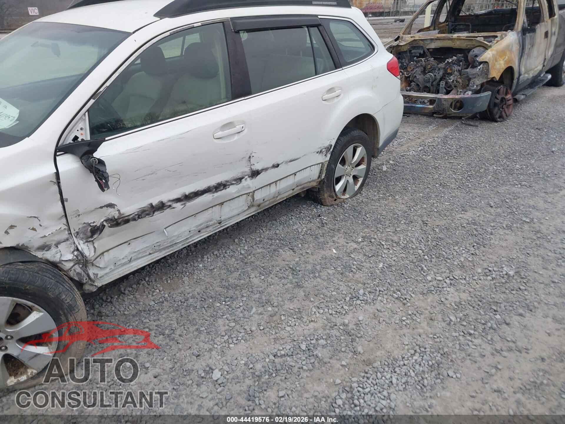 SUBARU OUTBACK 2012 - 4S4BRCAC7C3232103