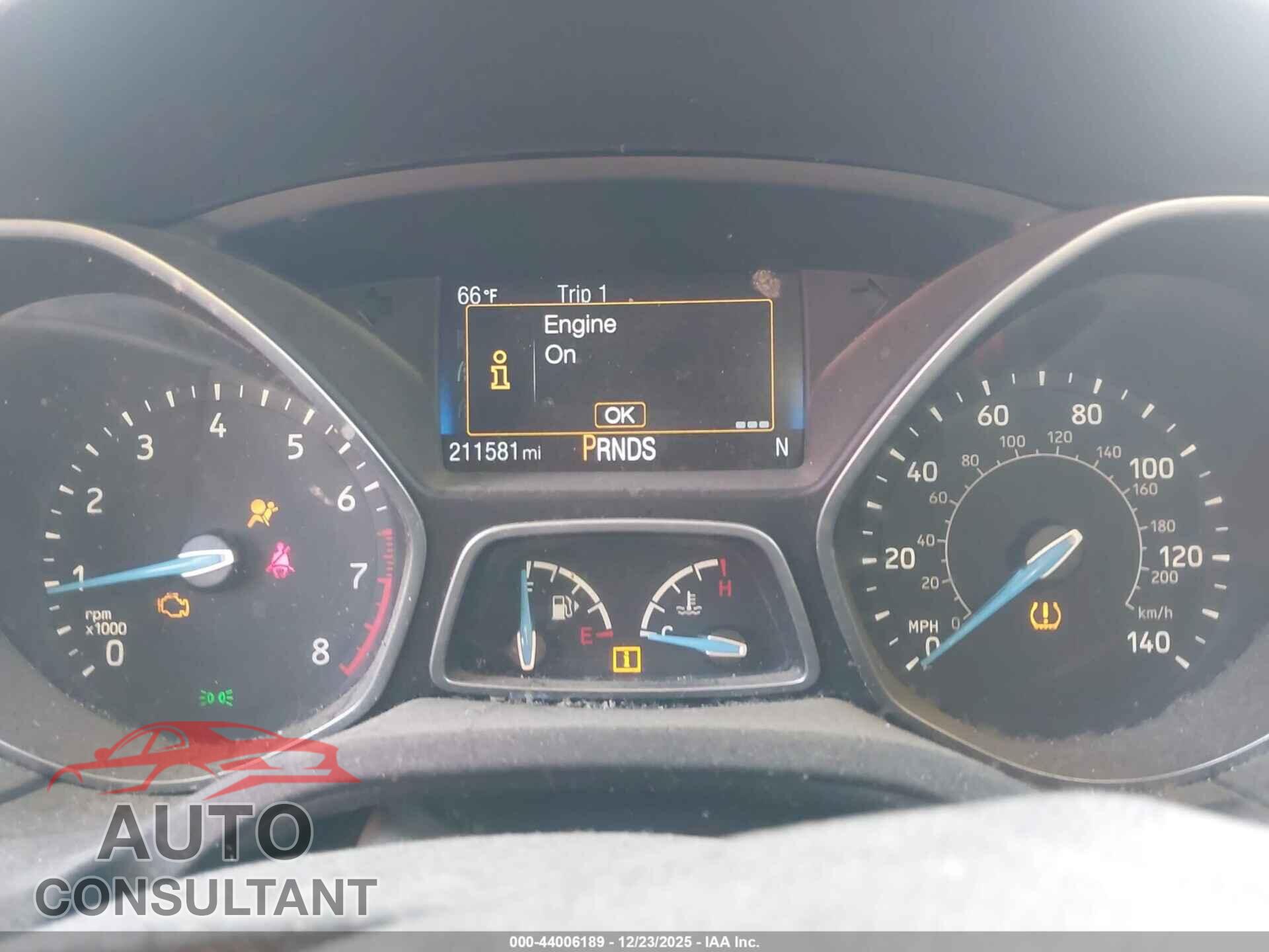 FORD FOCUS 2017 - 1FADP3H28HL244838