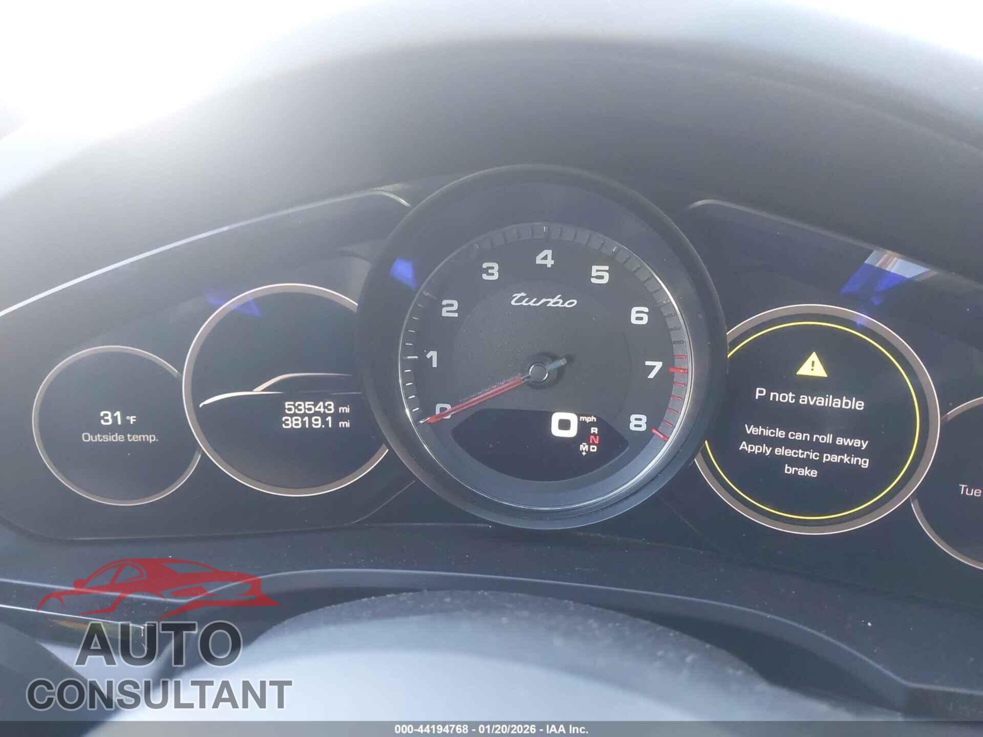 PORSCHE CAYENNE 2019 - WP1AF2AY2KDA80902