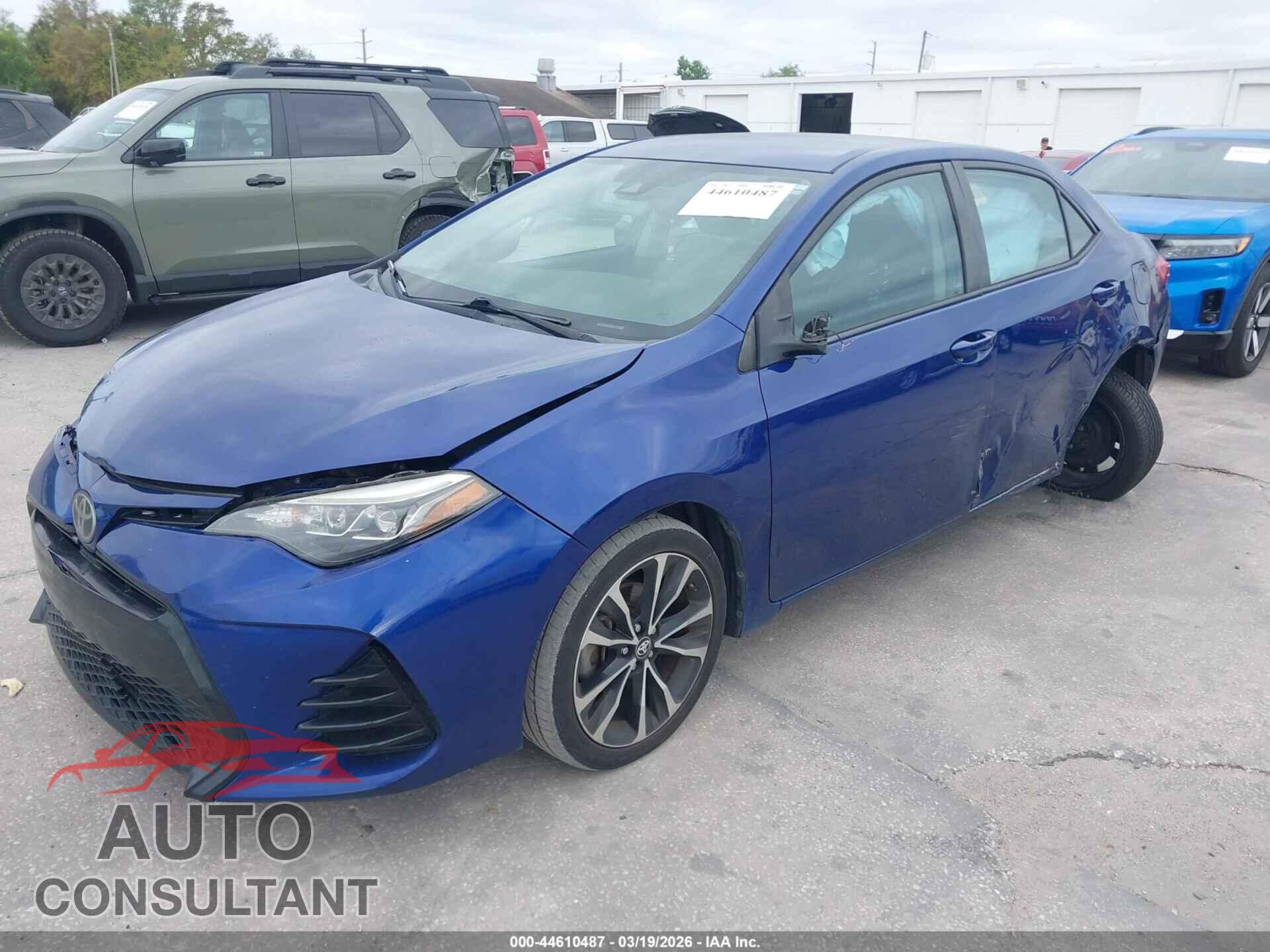 TOYOTA COROLLA 2017 - 2T1BURHE9HC898603