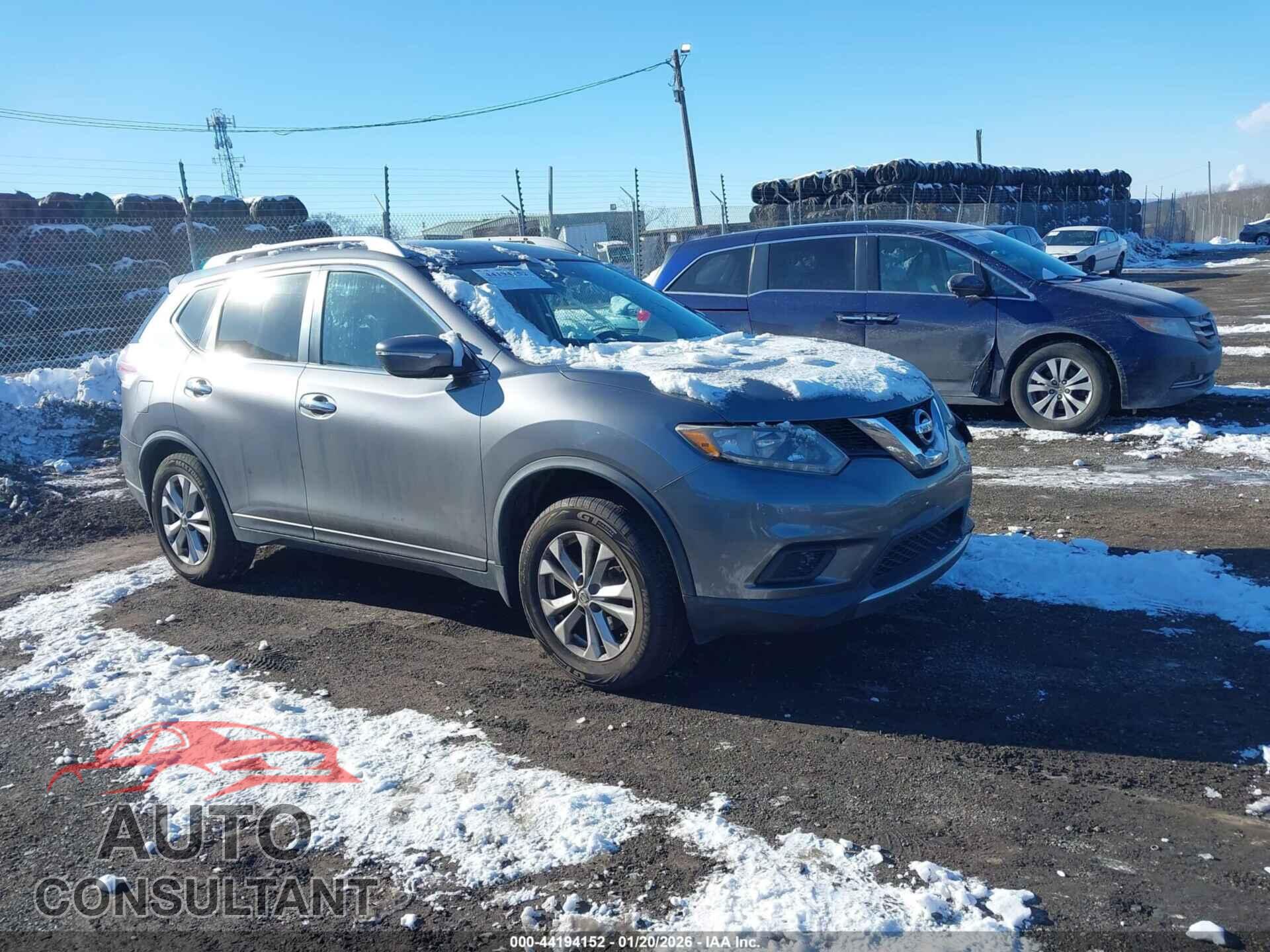 NISSAN ROGUE 2015 - KNMAT2MV2FP554184