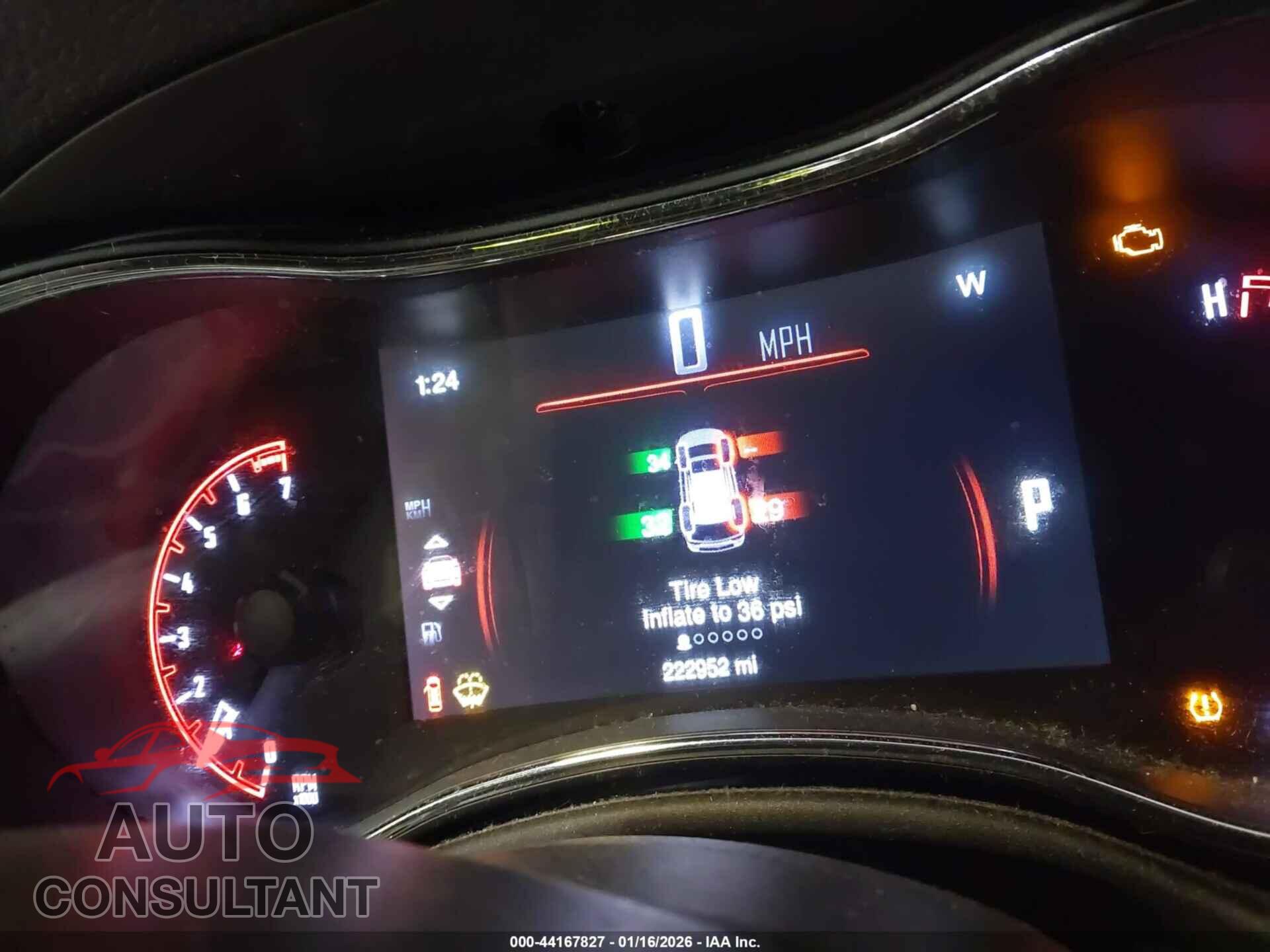 DODGE DURANGO 2015 - 1C4RDJAG9FC128449