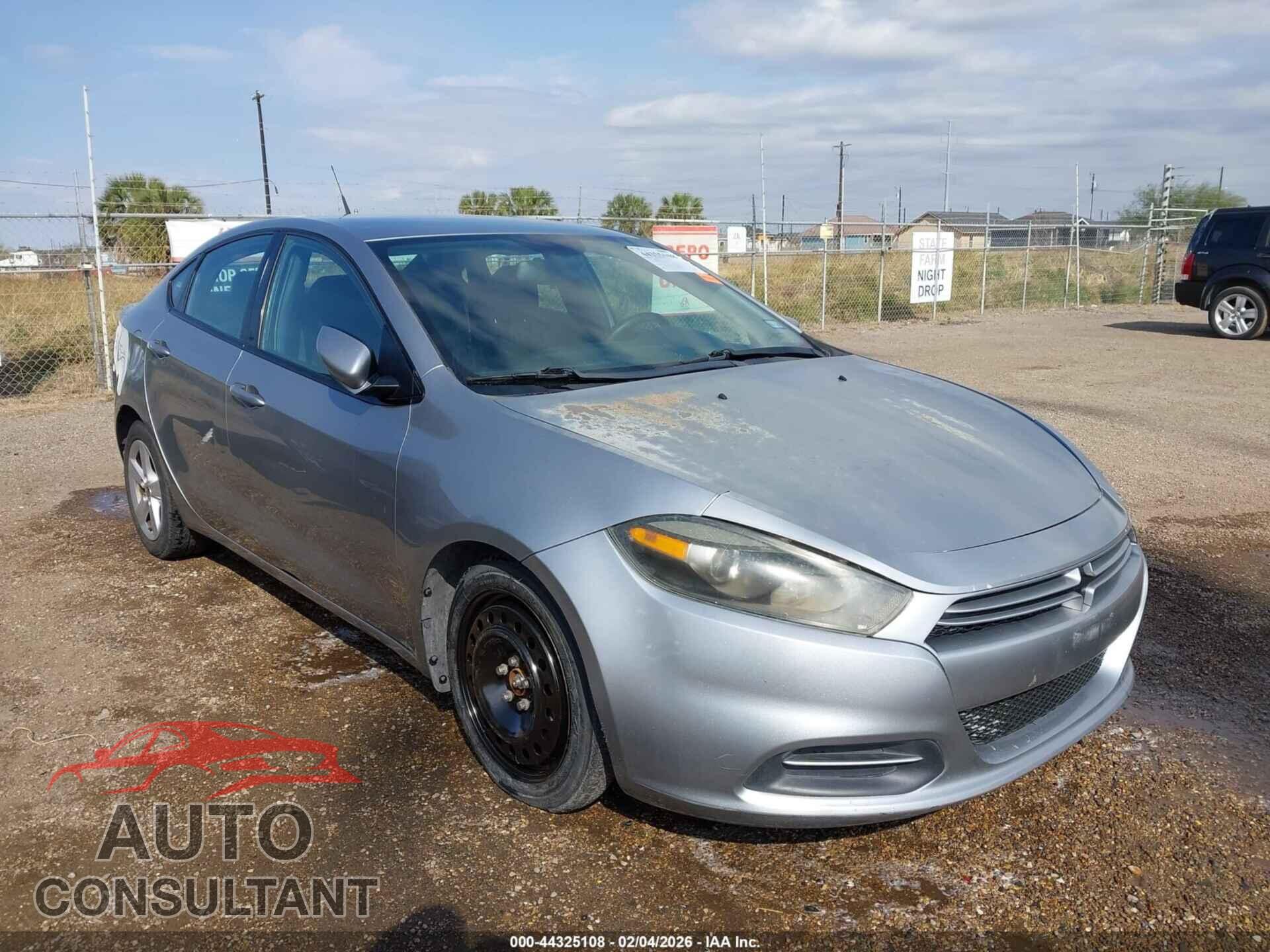 DODGE DART 2015 - 1C3CDFBB6FD308718