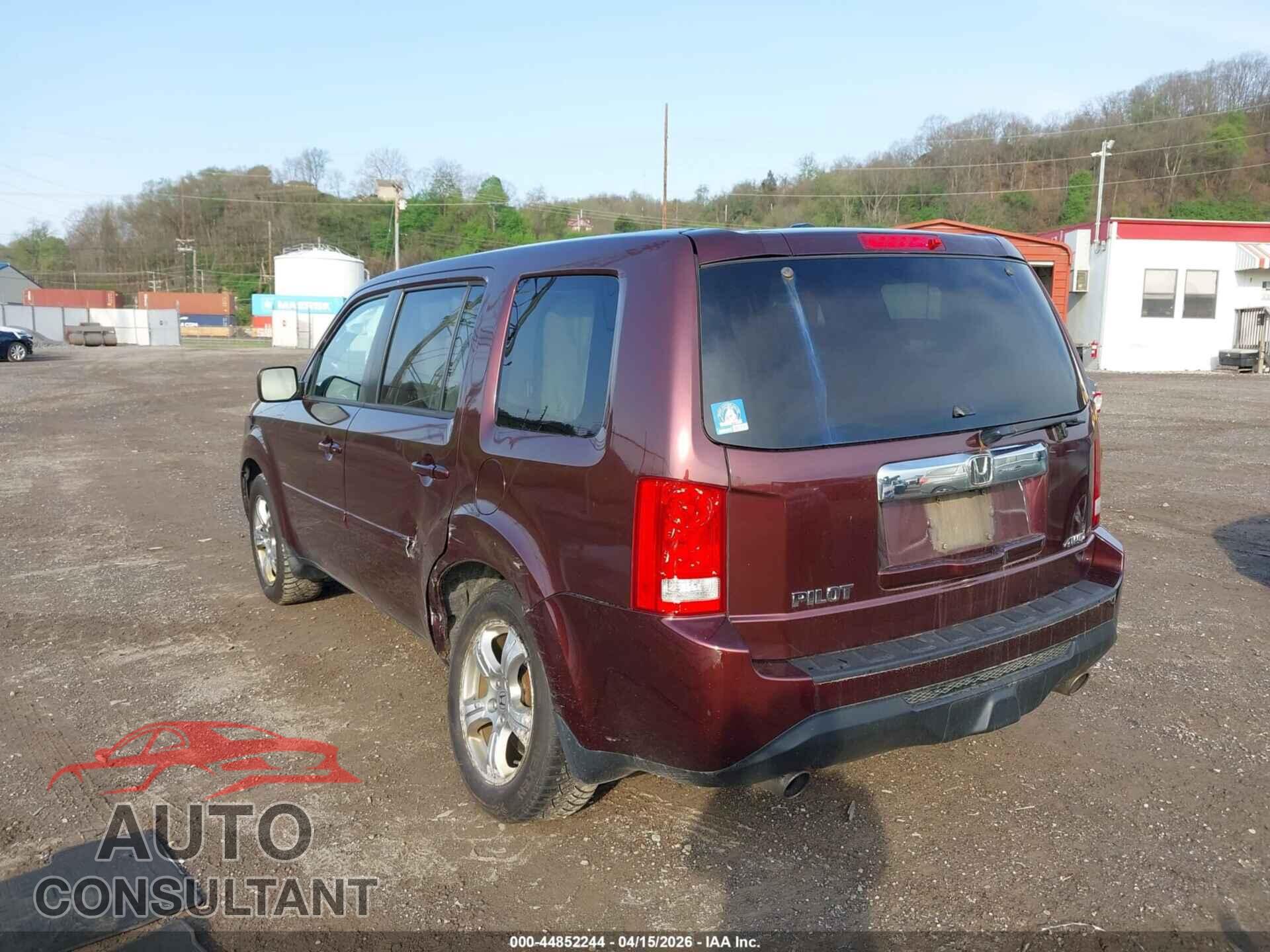 HONDA PILOT 2012 - 5FNYF4H58CB044312