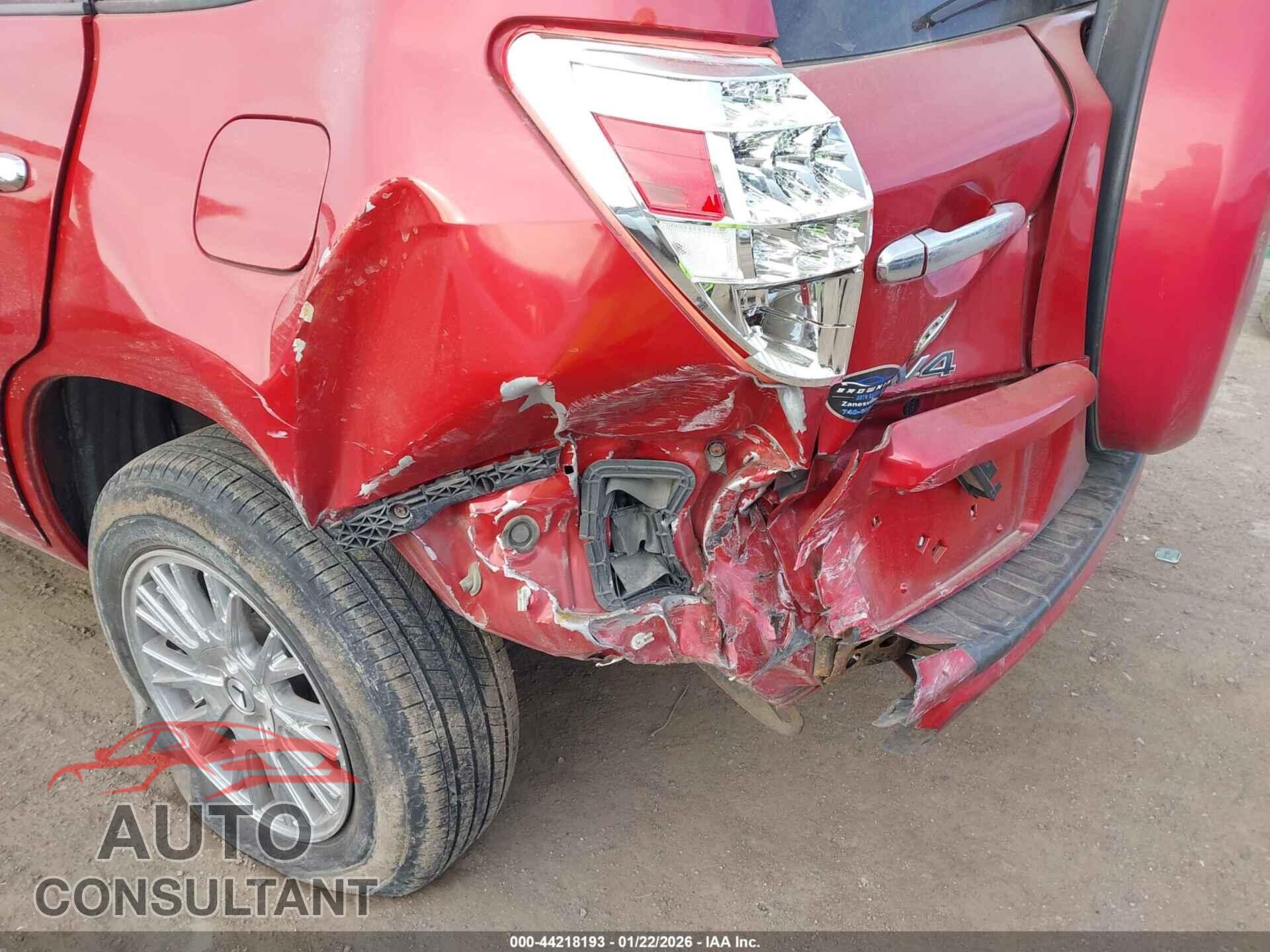 TOYOTA RAV4 2012 - 2T3BF4DV8CW212889