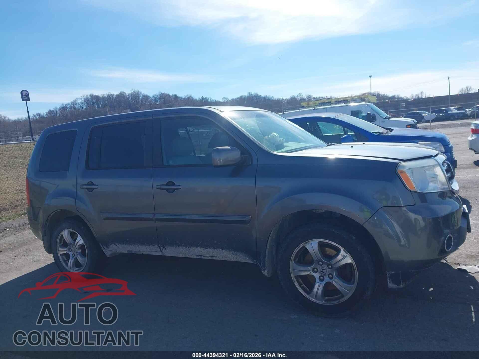 HONDA PILOT 2012 - 5FNYF4H52CB081792