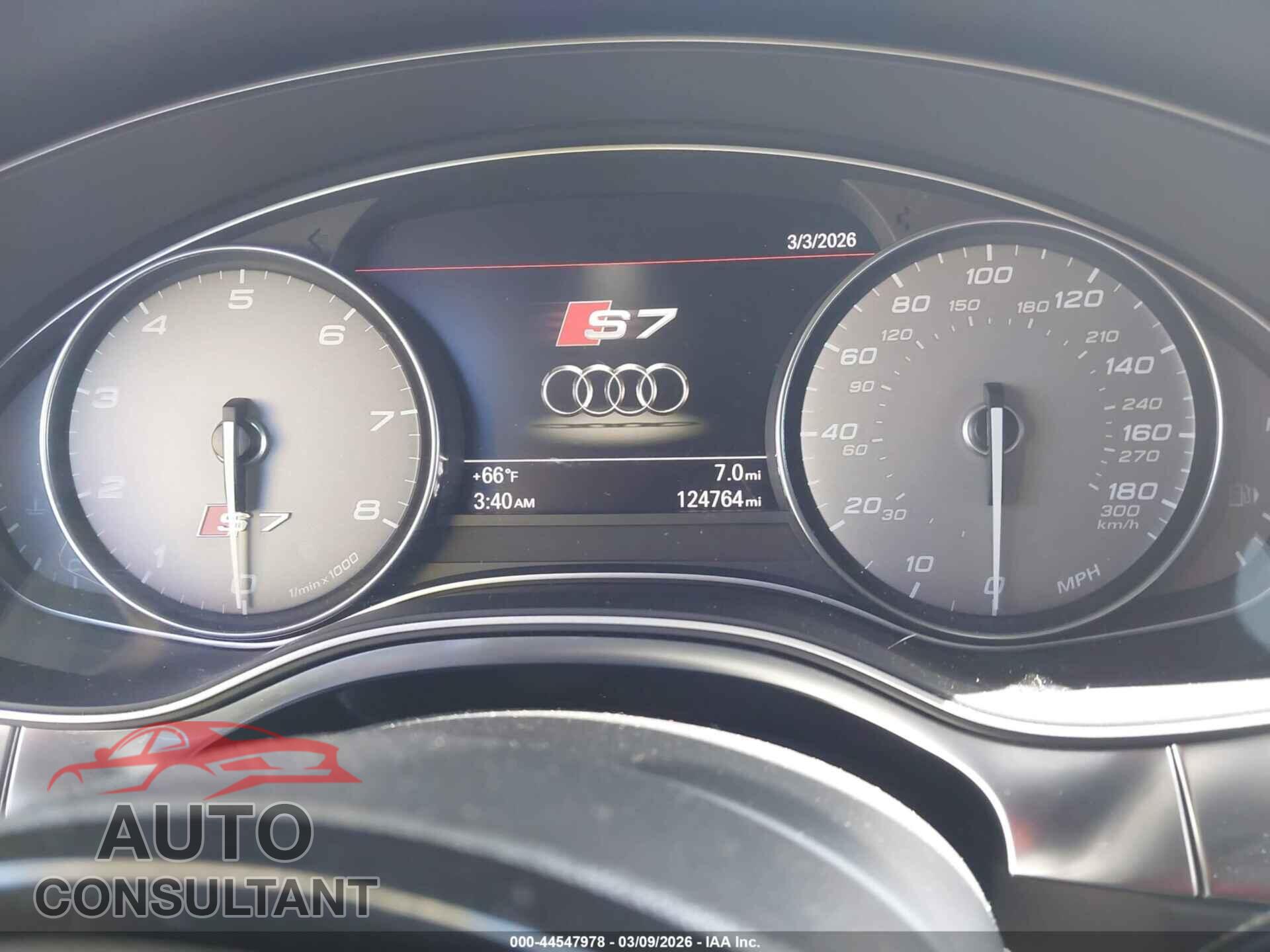 AUDI S7 2013 - WAU32AFC4DN030803