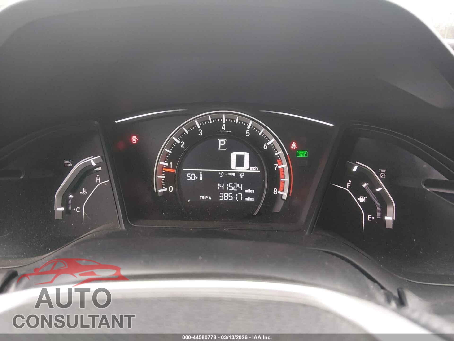 HONDA CIVIC 2016 - 2HGFC2F5XGH518253