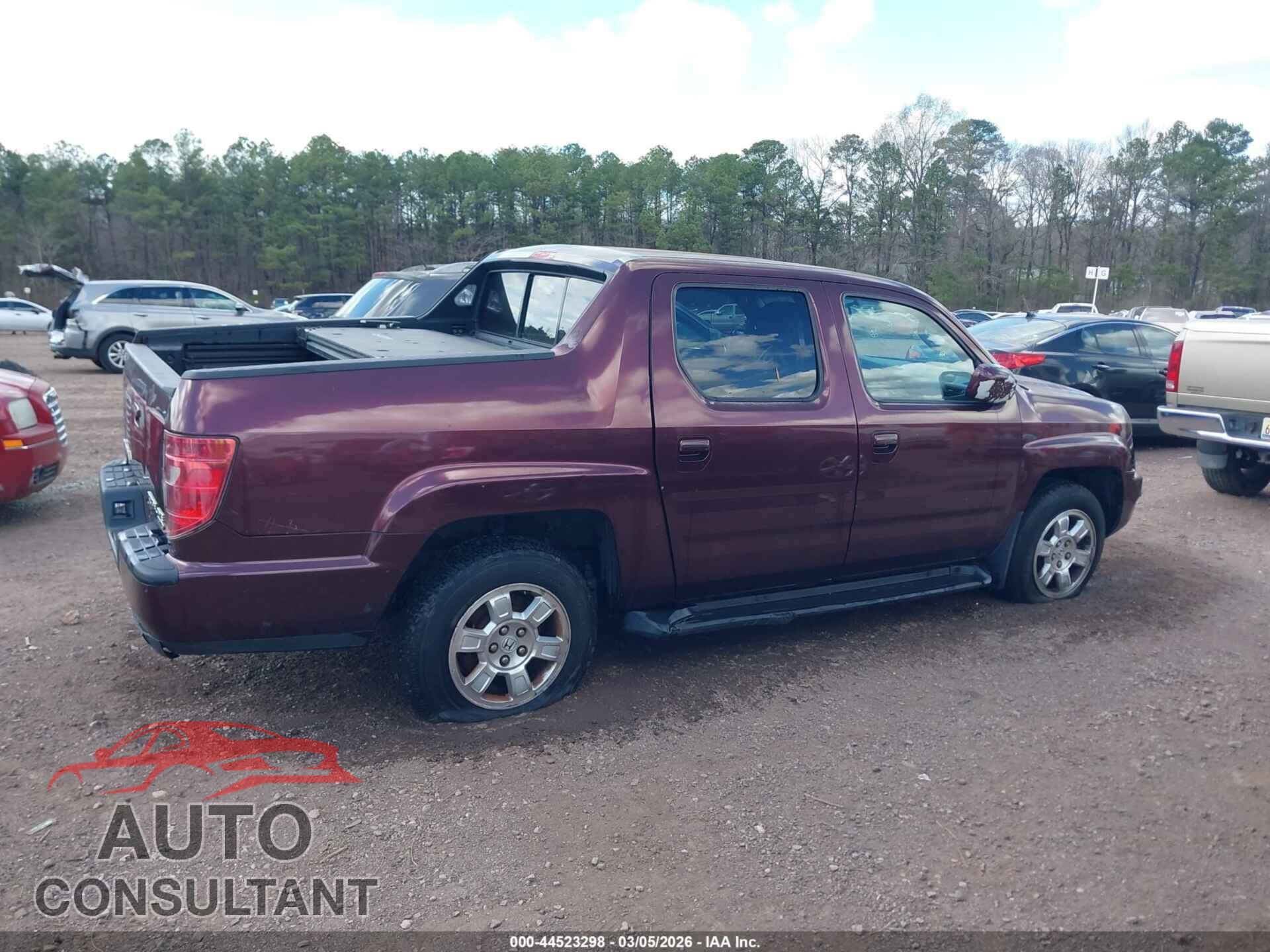 HONDA RIDGELINE 2009 - 5FPYK16489B104299