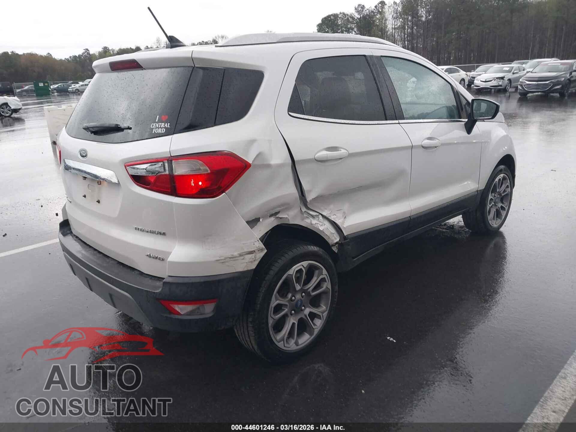 FORD ECOSPORT 2020 - MAJ6S3KL4LC388985