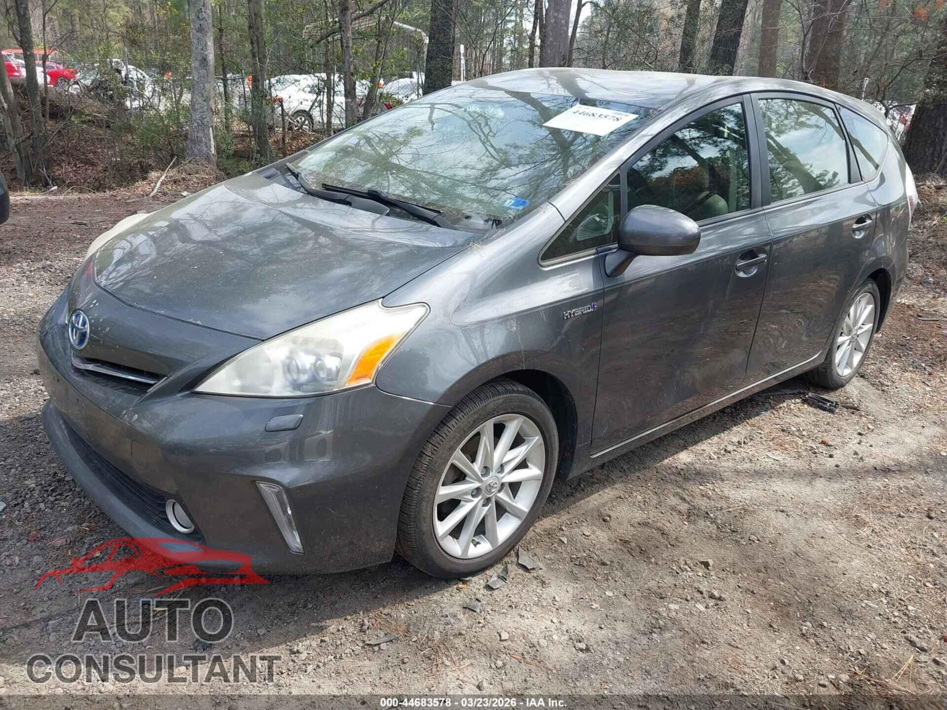 TOYOTA PRIUS V 2013 - JTDZN3EU1D3287570