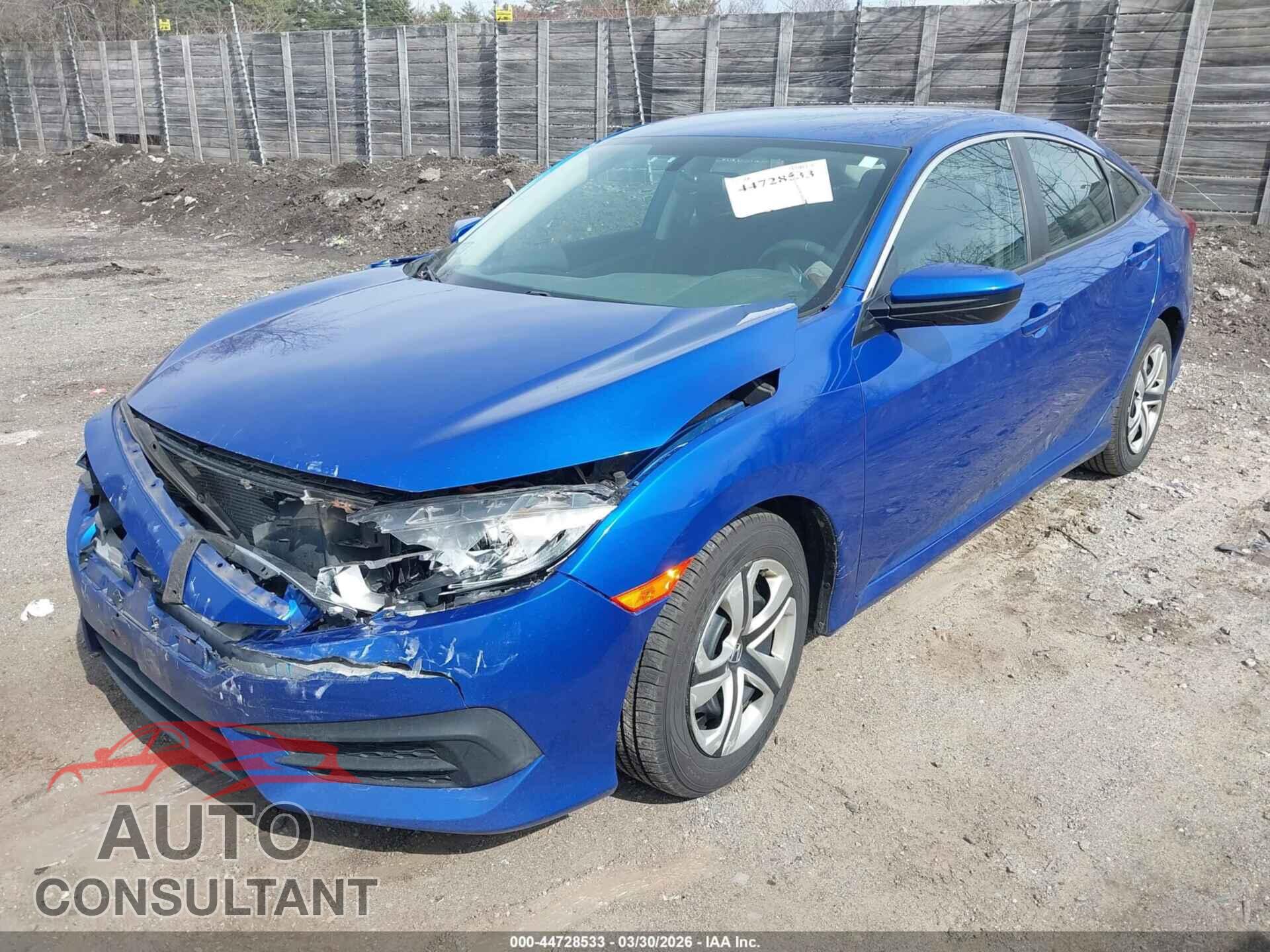 HONDA CIVIC 2017 - 19XFC2F54HE223192