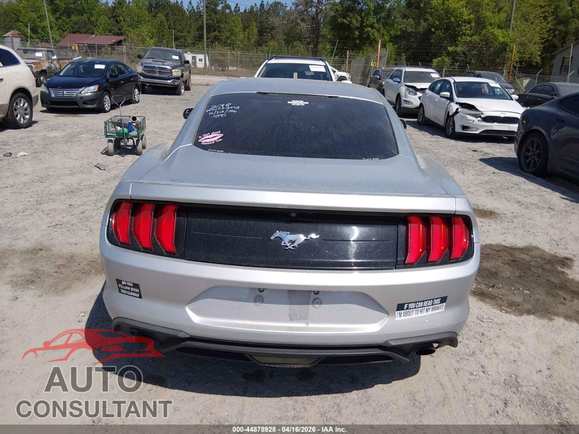 FORD MUSTANG 2018 - 1FA6P8THXJ5118511
