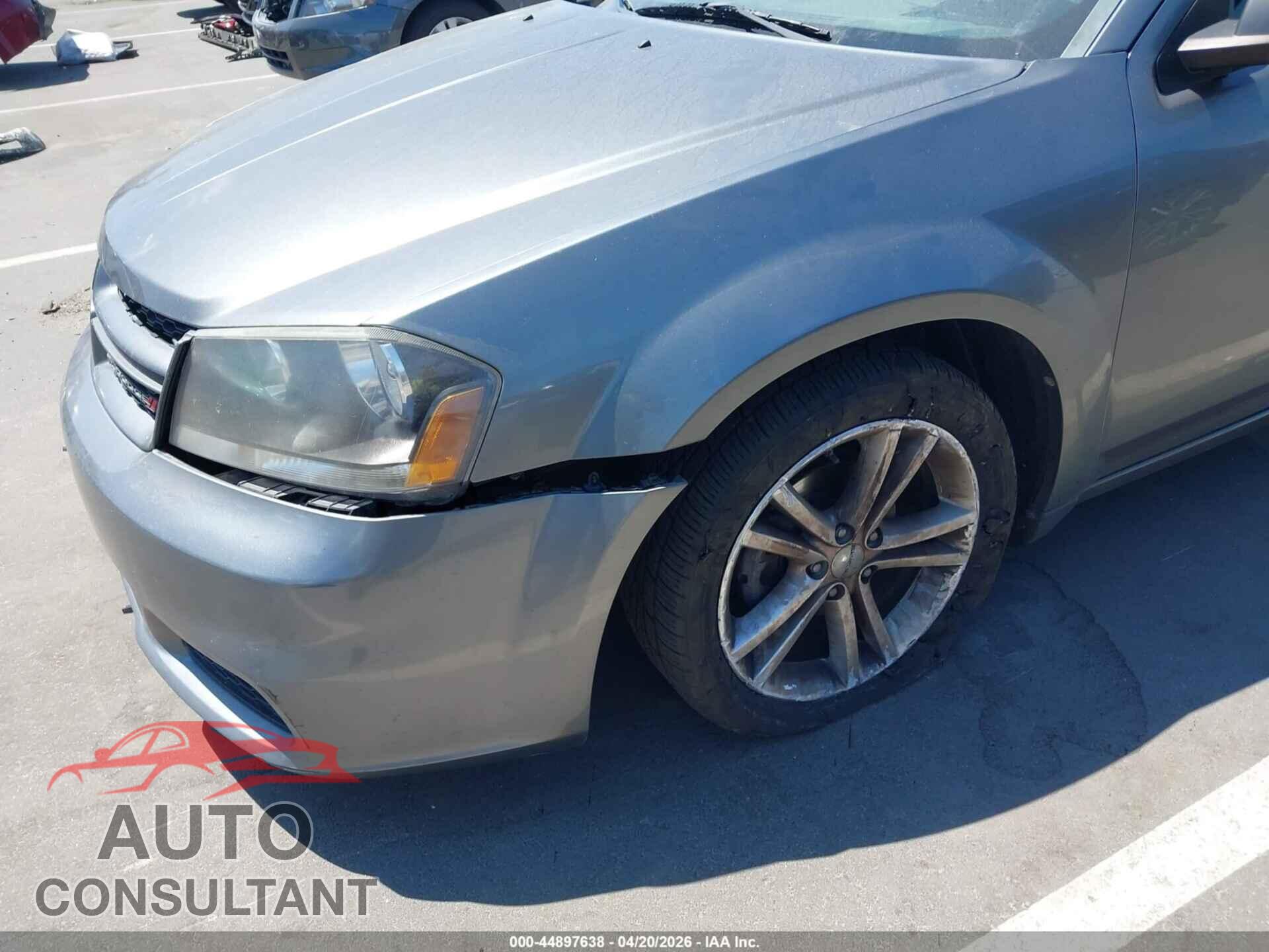 DODGE AVENGER 2013 - 1C3CDZAG1DN753485