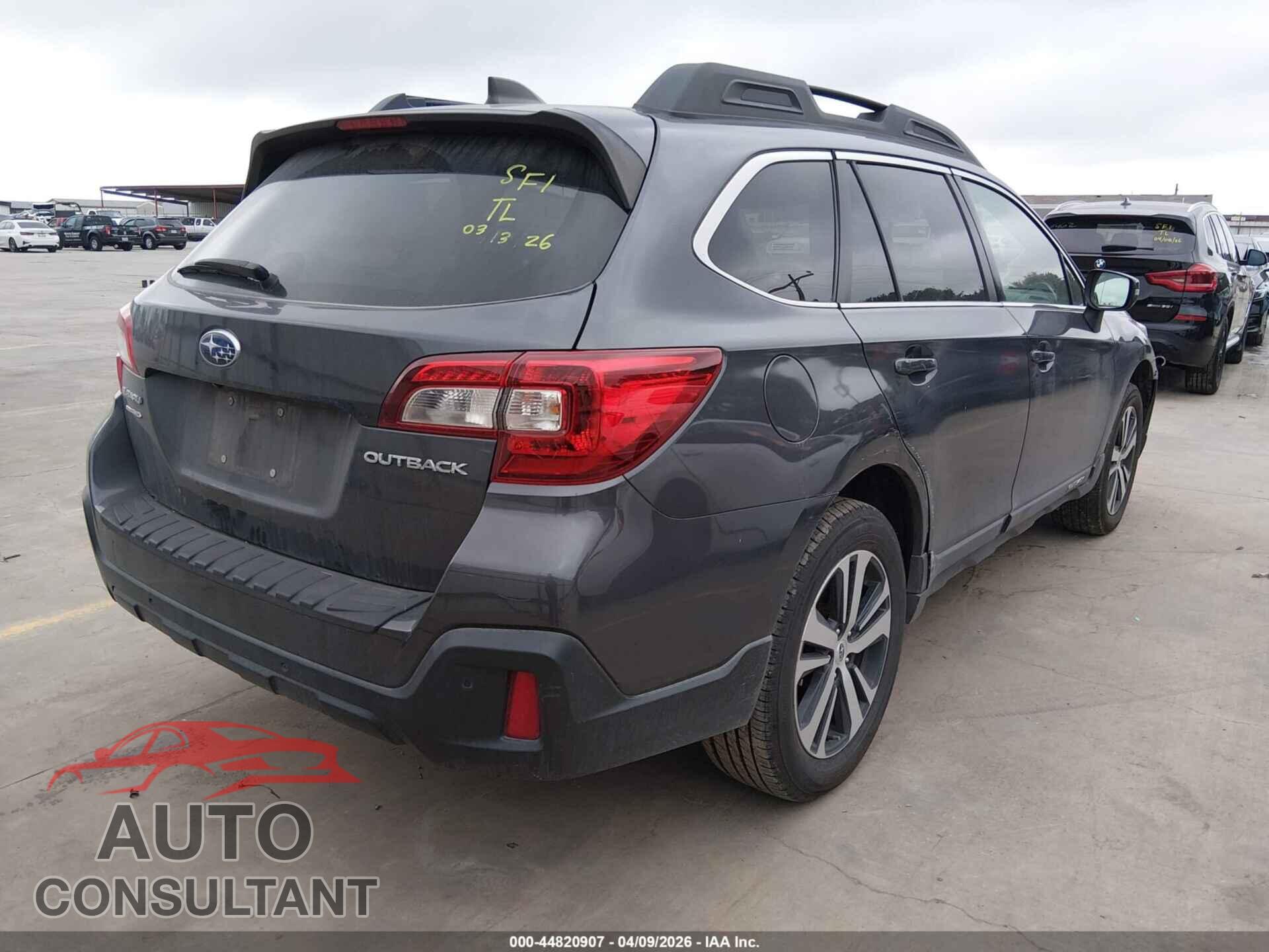 SUBARU OUTBACK 2019 - 4S4BSANC8K3320918