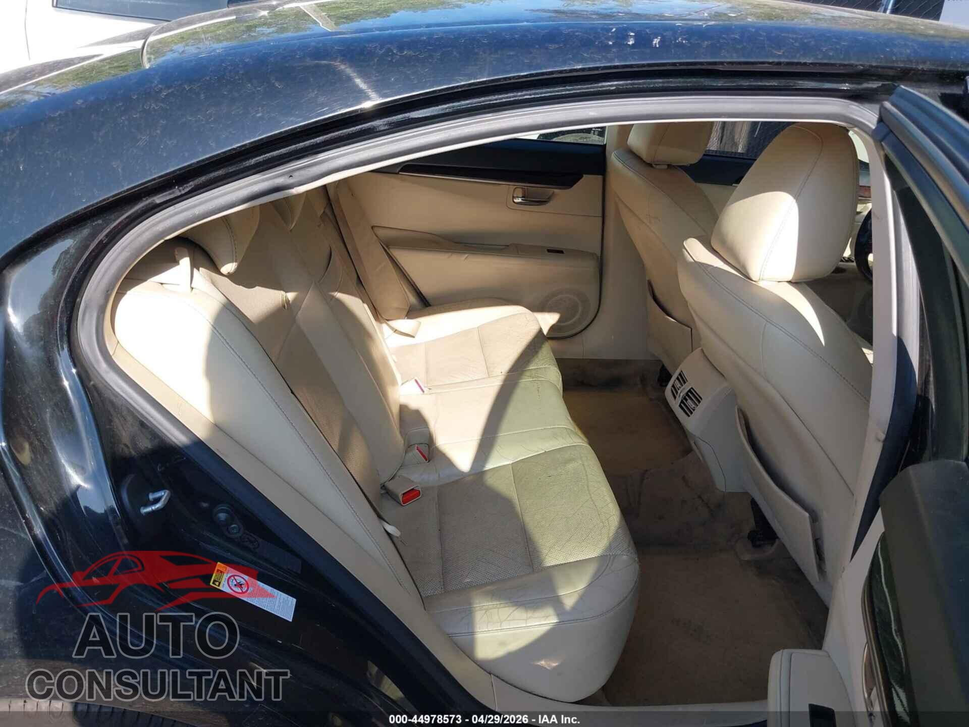LEXUS ES 350 2013 - JTHBK1GG5D2033757