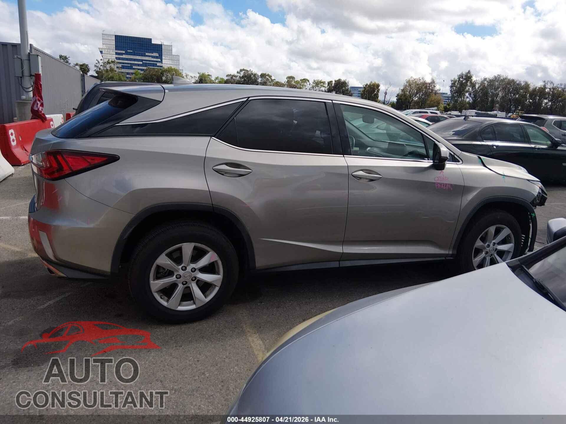 LEXUS RX 350 2017 - 2T2ZZMCA8HC080251